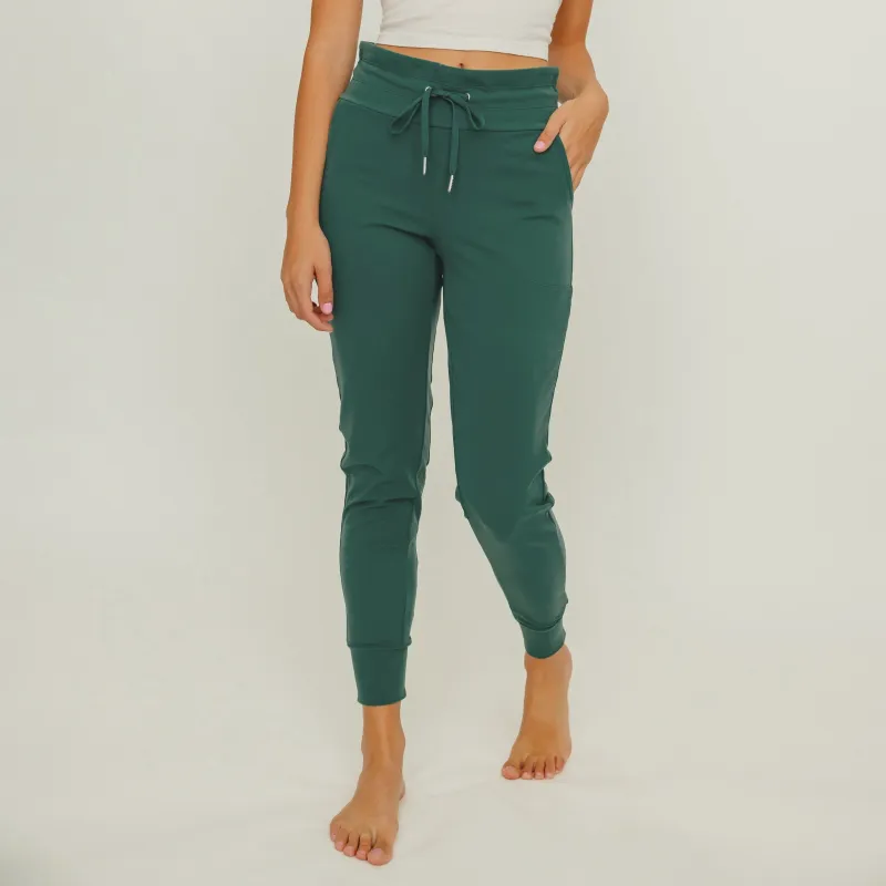 Warmup Joggers - Forest Green | MT LUXE sold by Maven Thread