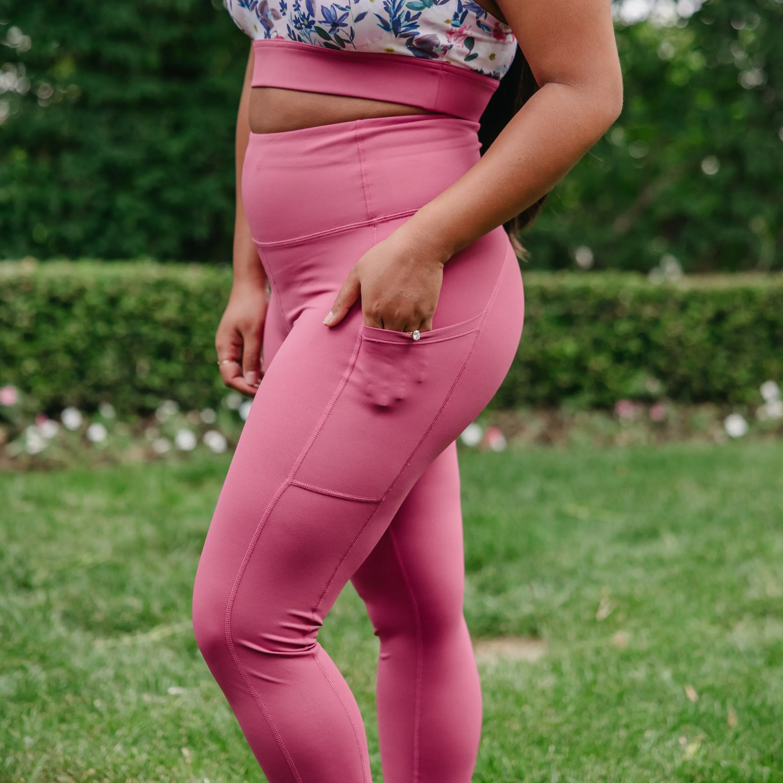 Inspire Leggings - Deep Orchid | MT SPORT sold by Maven Thread product image thumbnail 3