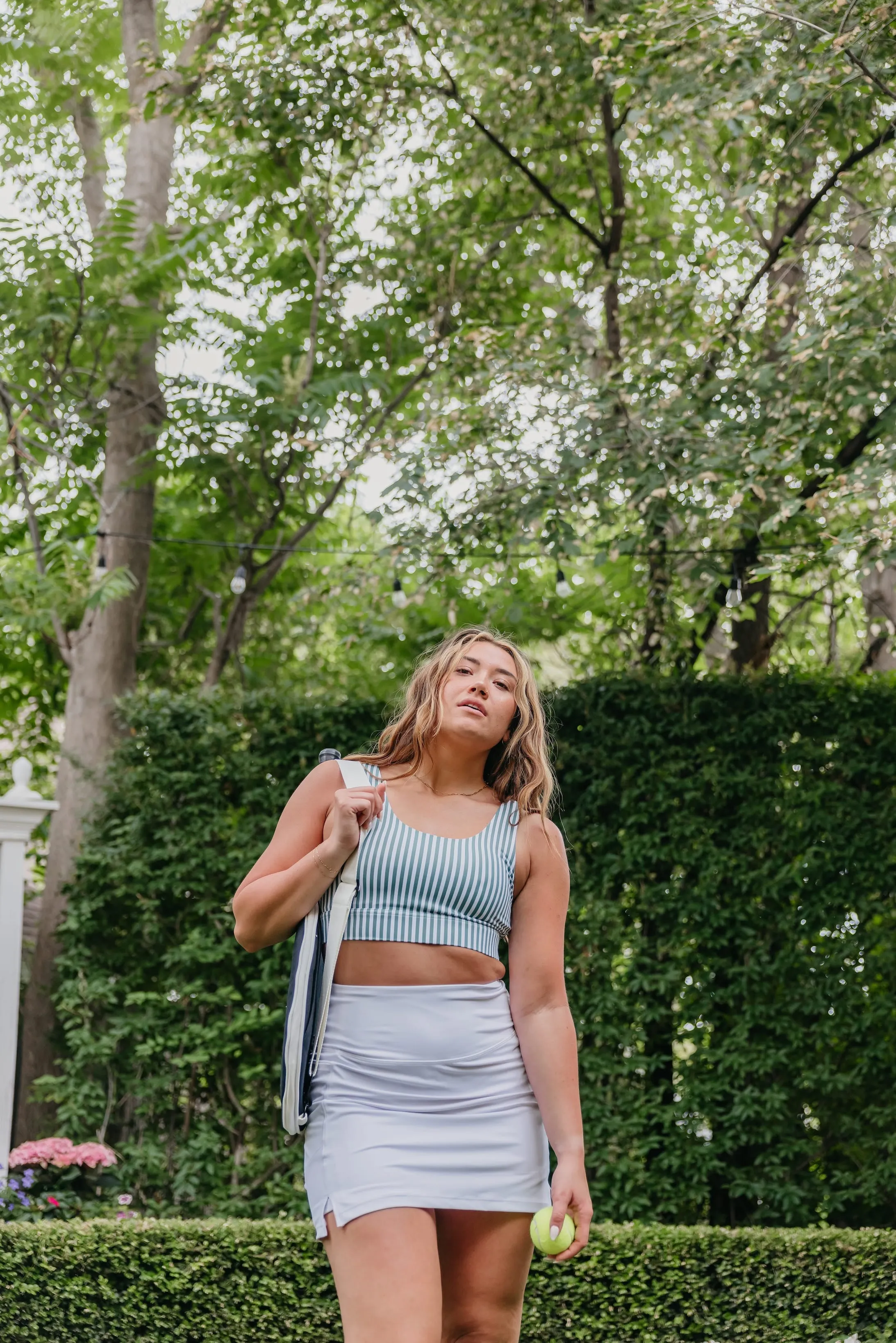 High Rise Active Skirt - White sold by Maven Thread product image thumbnail 3