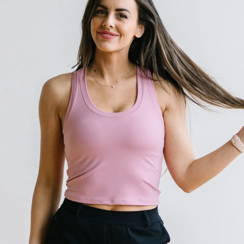 Renew Crop Tank - Orchid | MT LUXE sold by Maven Thread