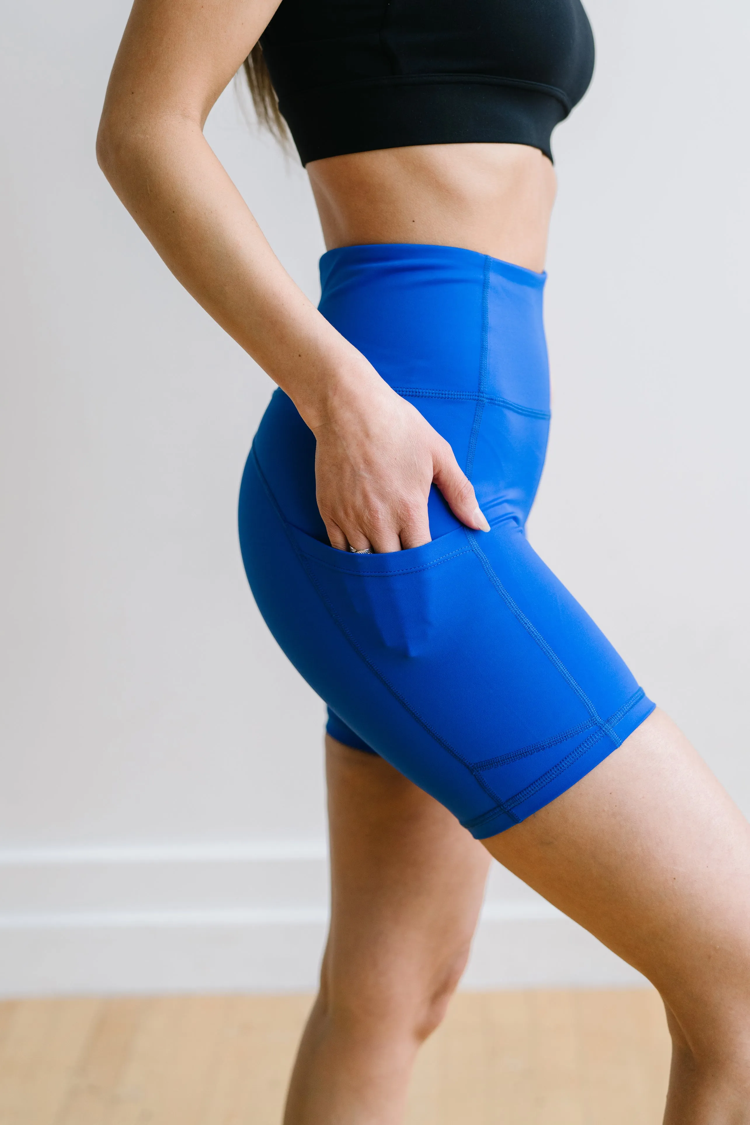 Biker Shorts - 6'' - Cobalt | MT SPORT sold by Maven Thread product image thumbnail 2