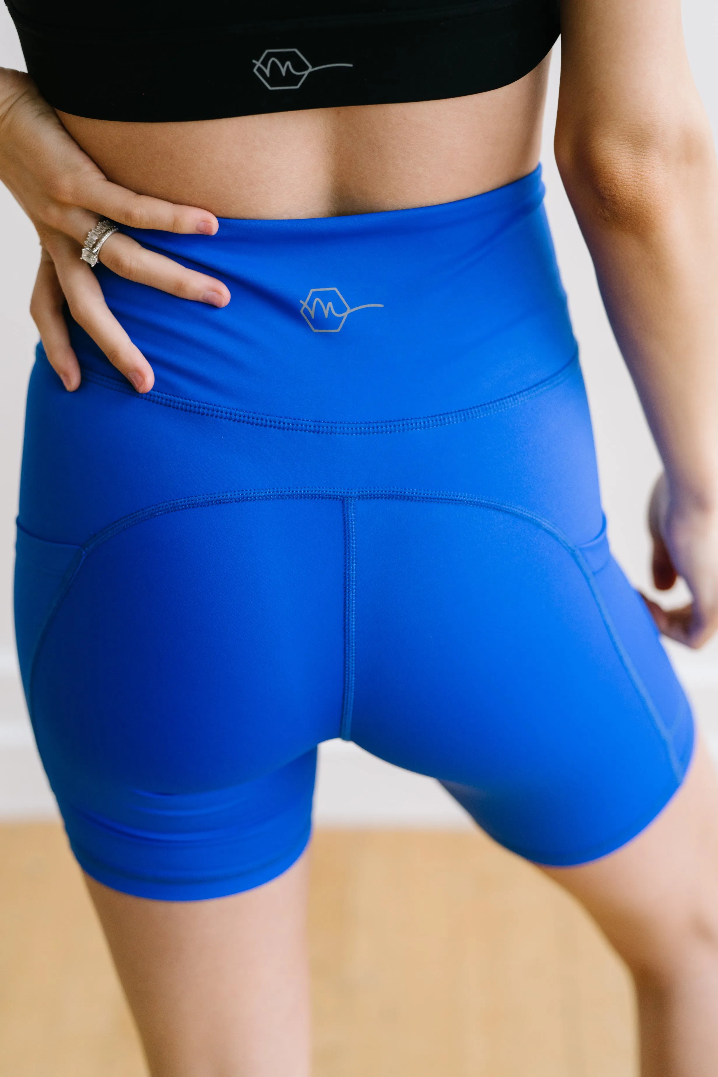 Biker Shorts - 6'' - Cobalt | MT SPORT sold by Maven Thread product image thumbnail 3