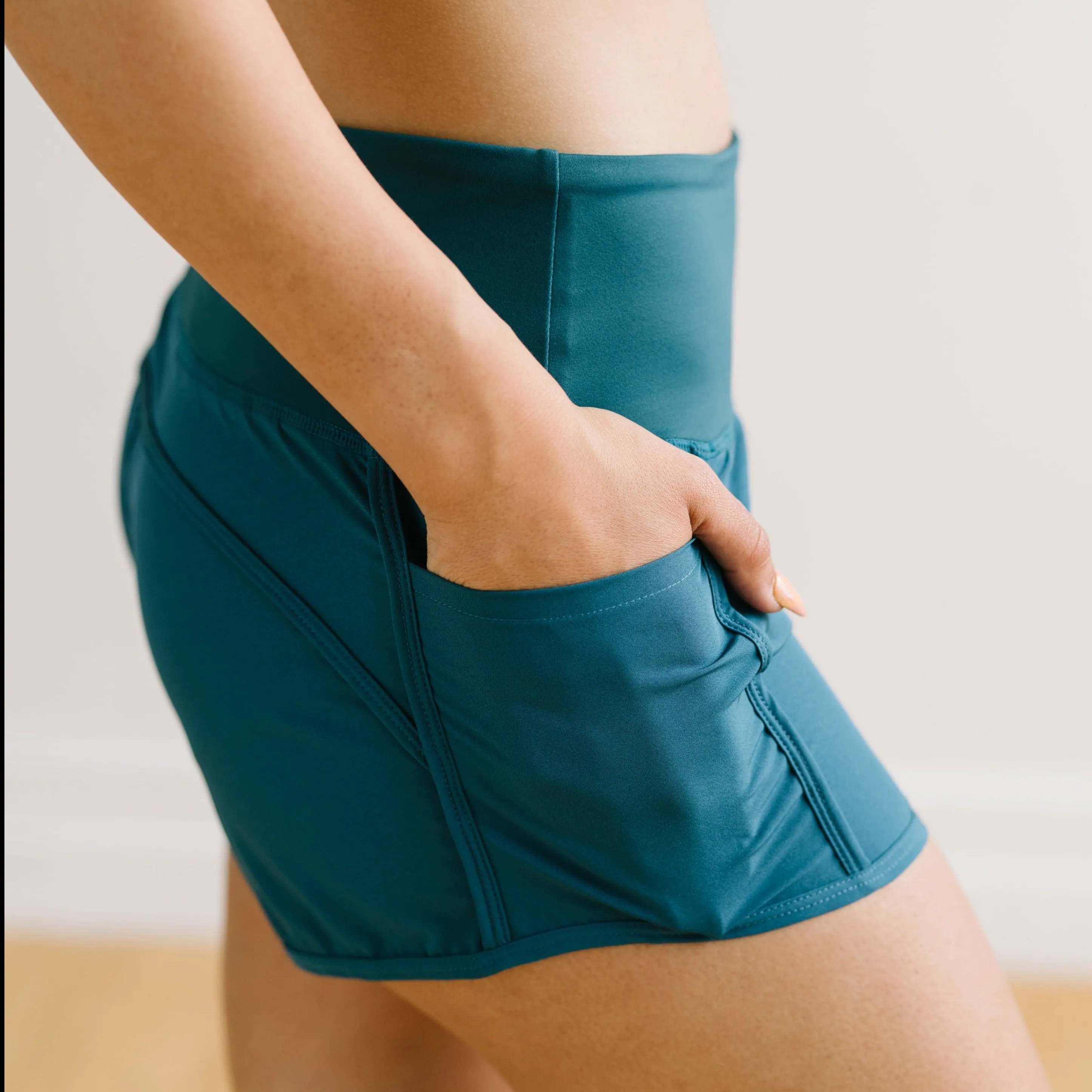 Elite Shorts - 3.5'' - Teal sold by Maven Thread