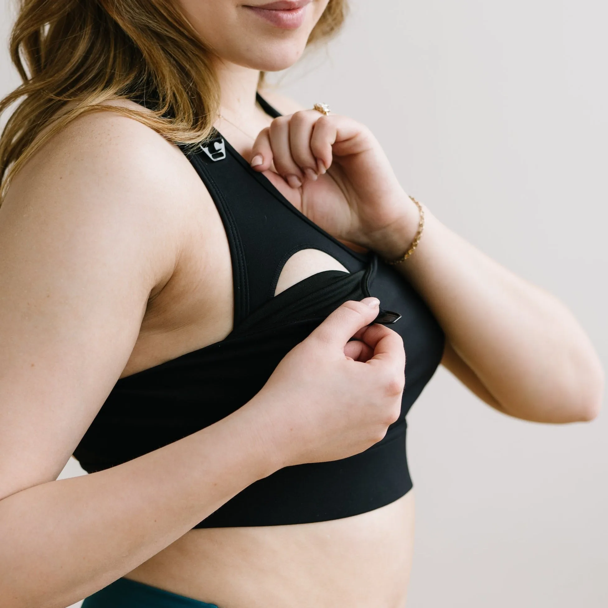 Maternity Sports Bra - Black | MT SPORT sold by Maven Thread