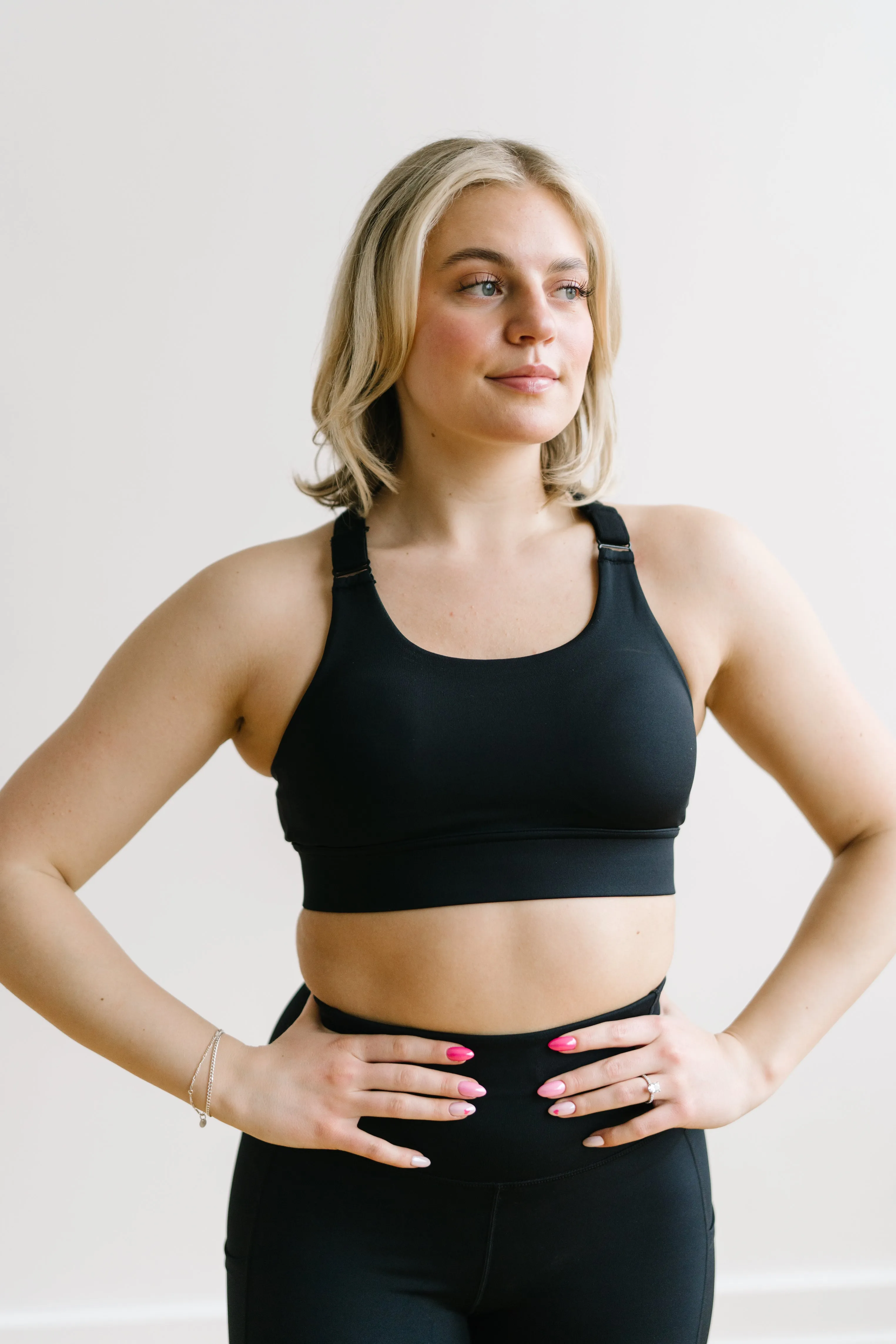 Adjustable Sports Bra - Black | MT SPORT sold by Maven Thread product image thumbnail 4