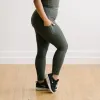 Inspire Leggings - Green Ribbed sold by Maven Thread
