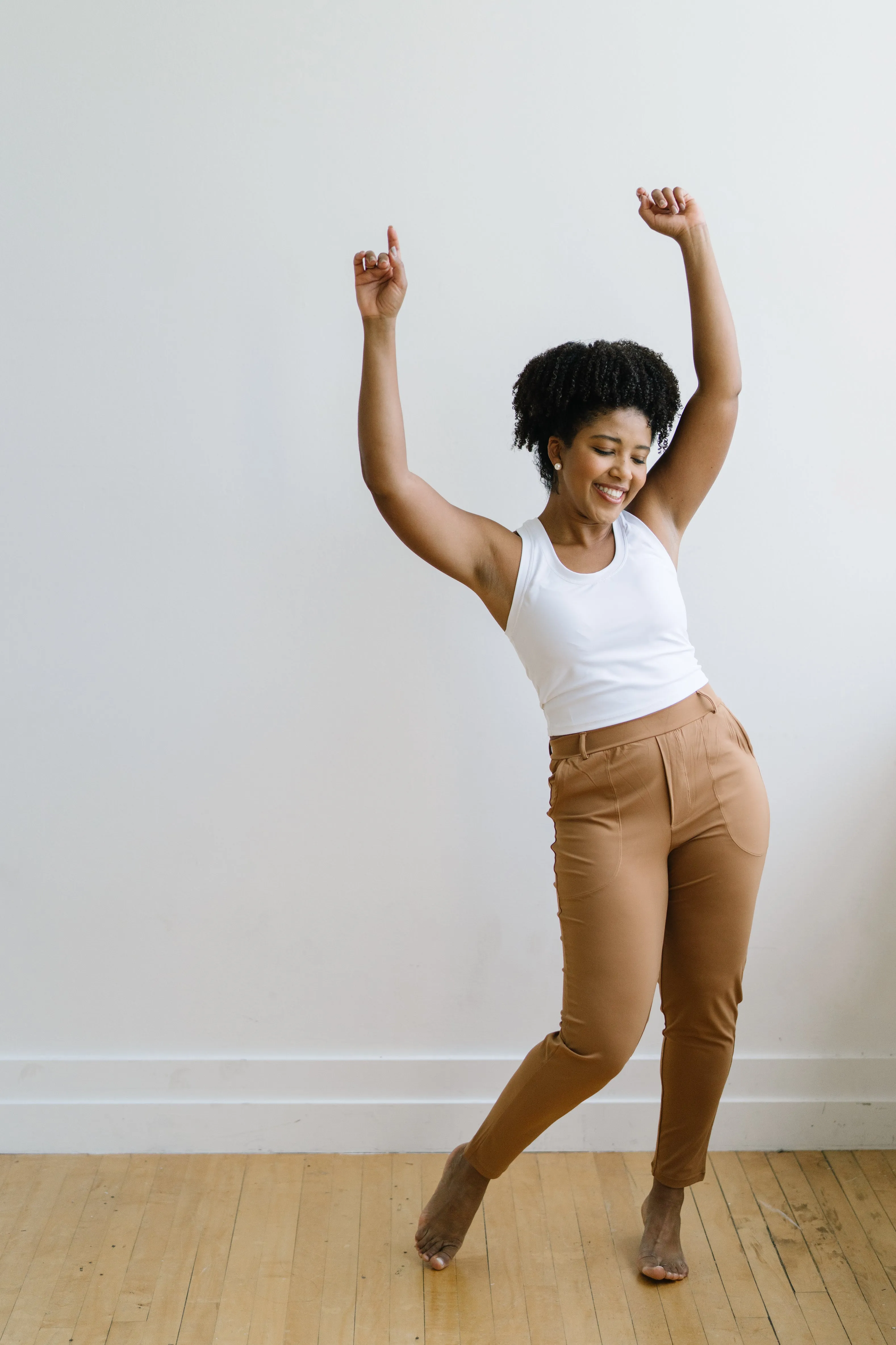 Work Hard Play Hard Trousers - Dark Khaki | MT LUXE sold by Maven Thread product image thumbnail 5