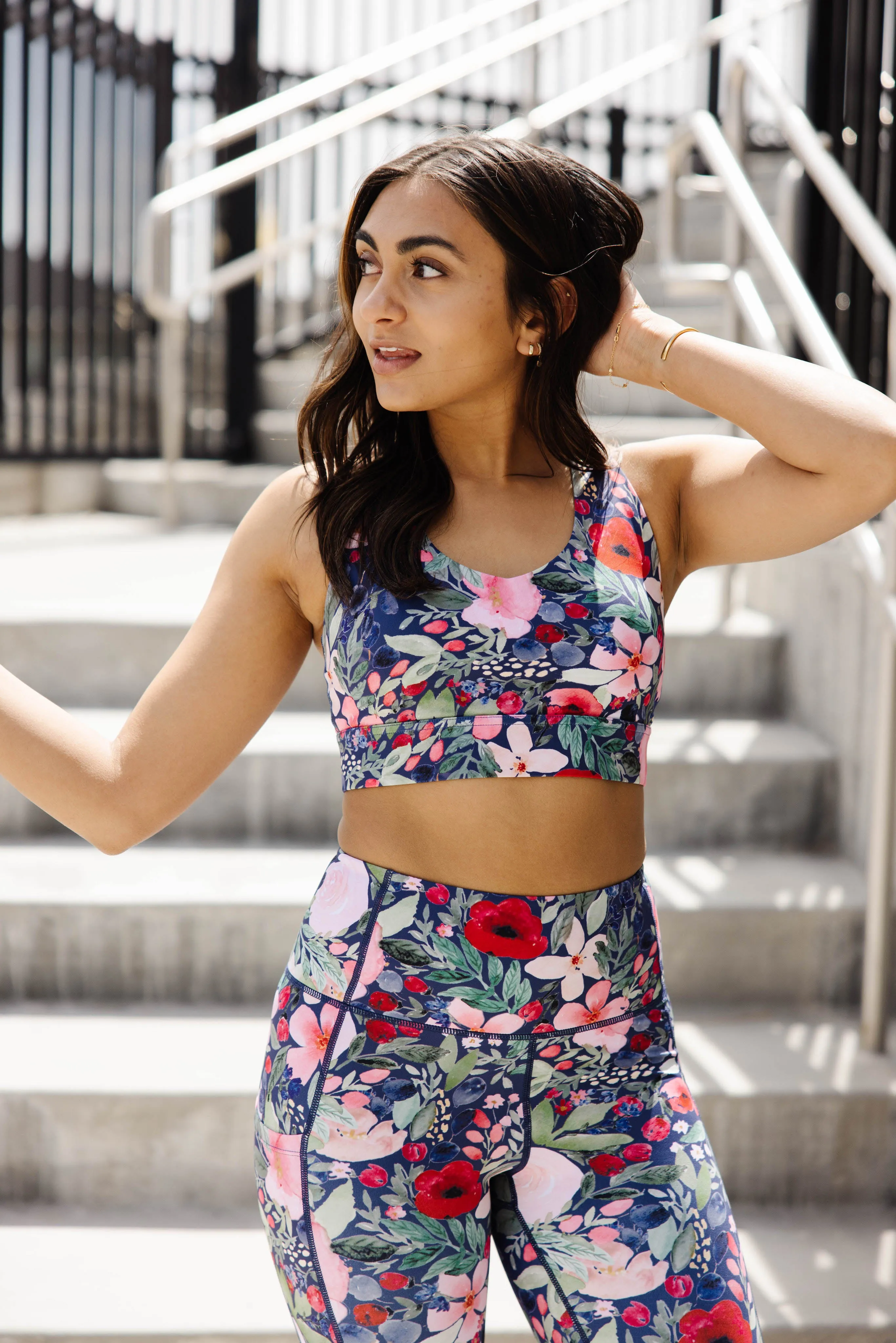 Inspire Leggings - Eden Floral | MT SPORT sold by Maven Thread product image thumbnail 5