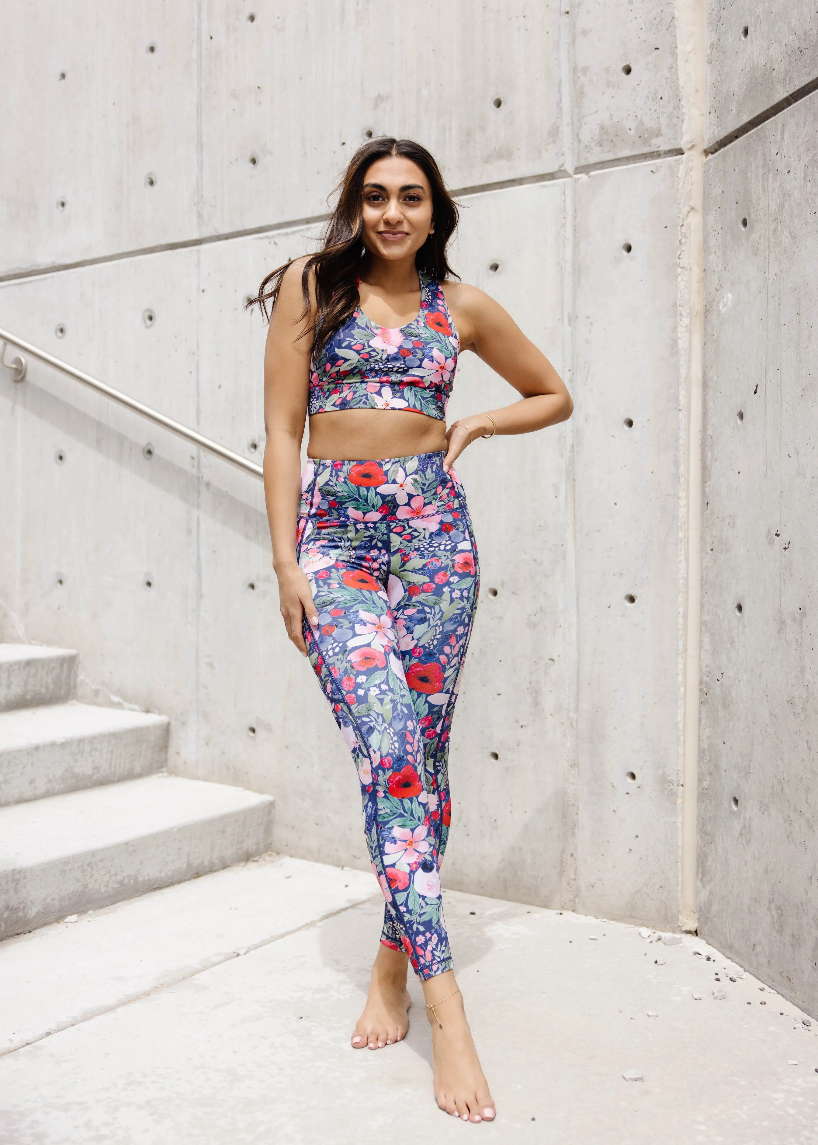 Inspire Leggings - Eden Floral | MT SPORT sold by Maven Thread product image thumbnail 4