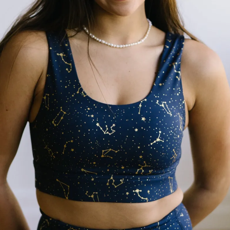 Fierce Sports Bra - Navy Zodiac | MT SPORT sold by Maven Thread