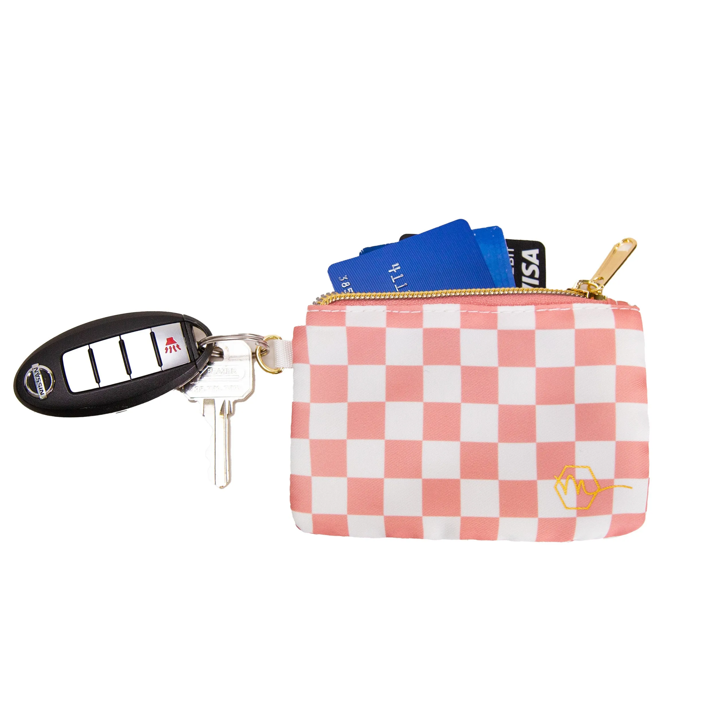 Sport Wallet - Pink Checkered sold by Maven Thread product image thumbnail 5