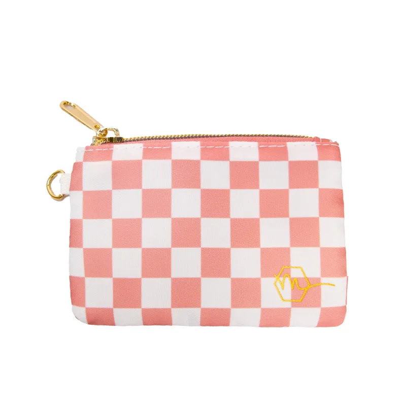 Sport Wallet - Pink Checkered made by Maven Thread