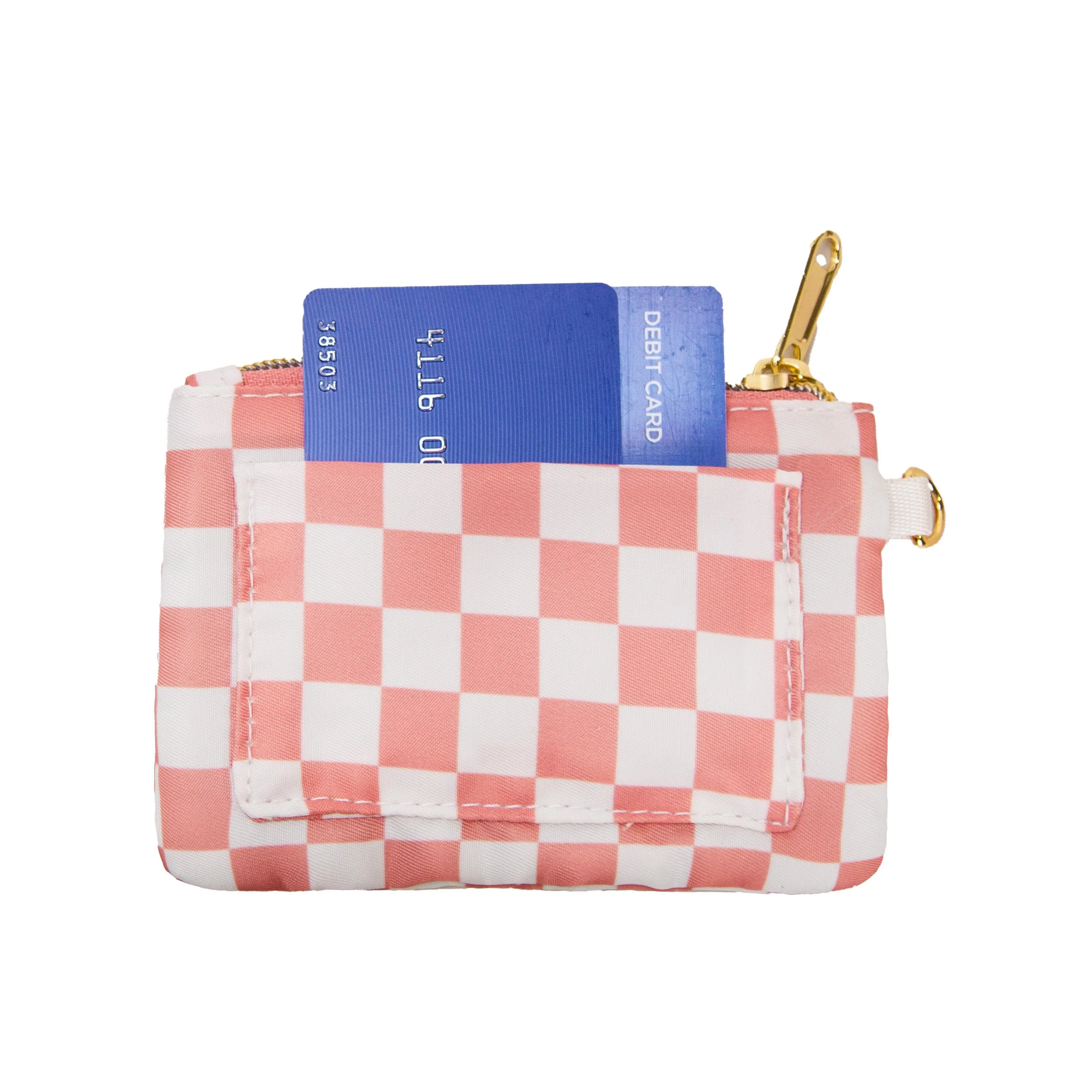Sport Wallet - Pink Checkered sold by Maven Thread product image thumbnail 4