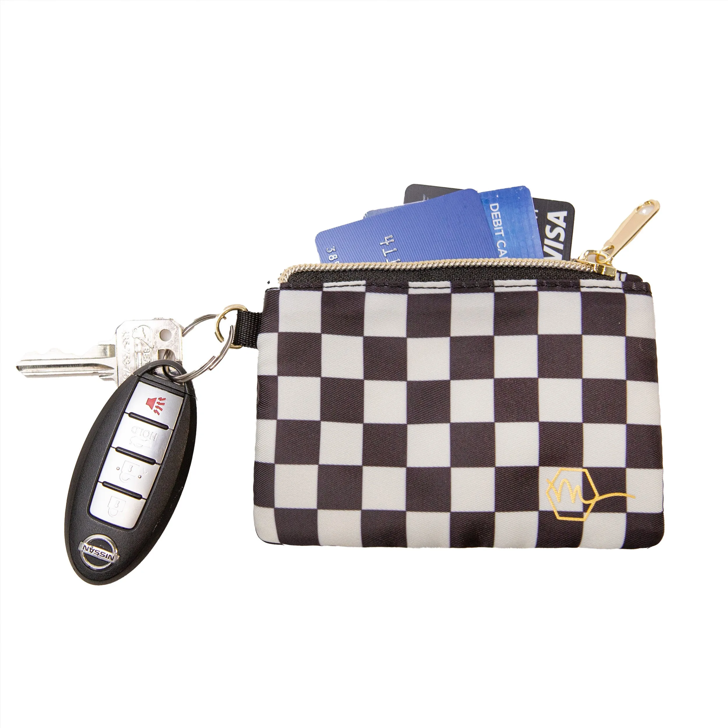 Sport Wallet - B&W Checkered sold by Maven Thread product image thumbnail 5