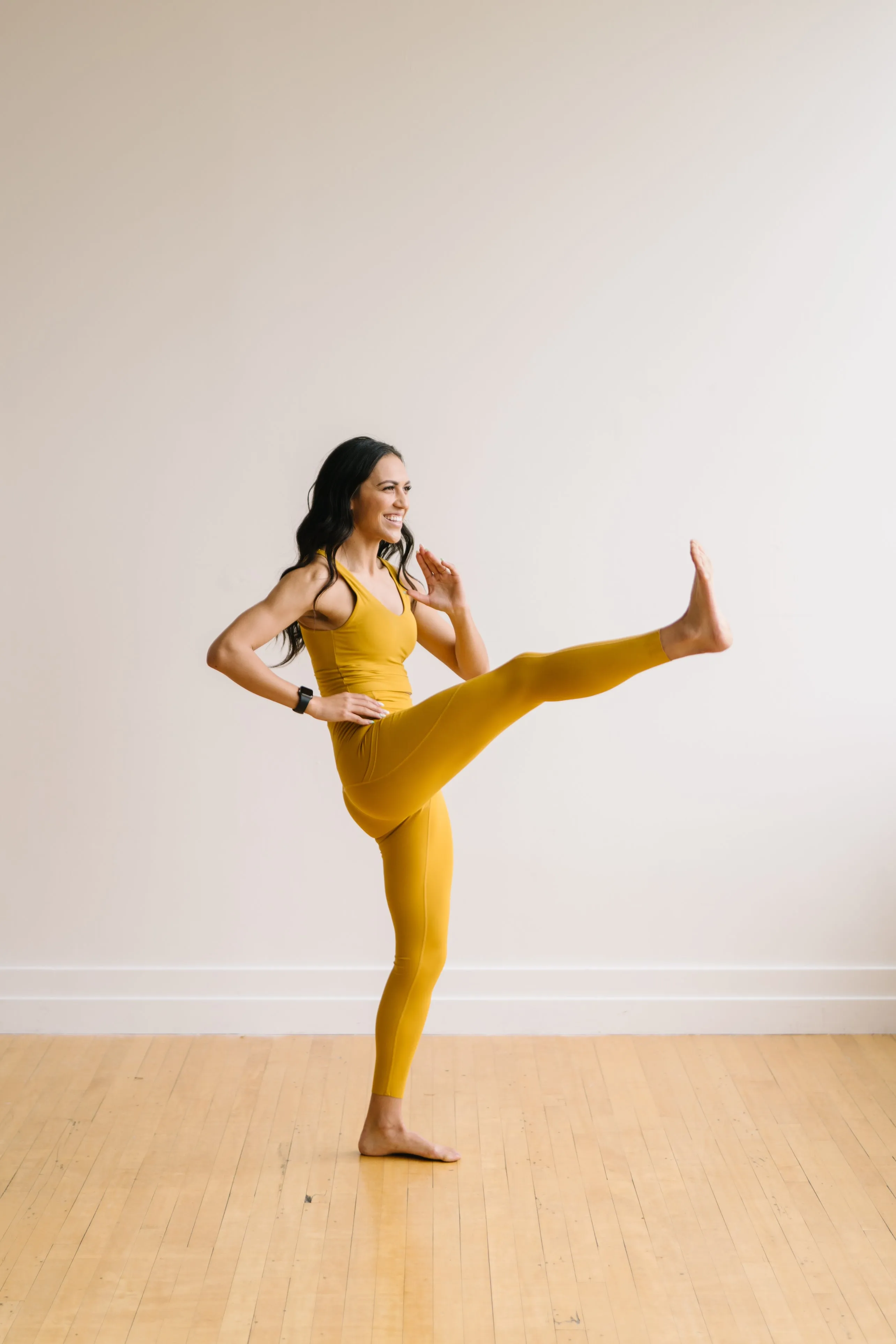 Crop Tank Sports Bra - Mustard | MT LUXE sold by Maven Thread product image thumbnail 5