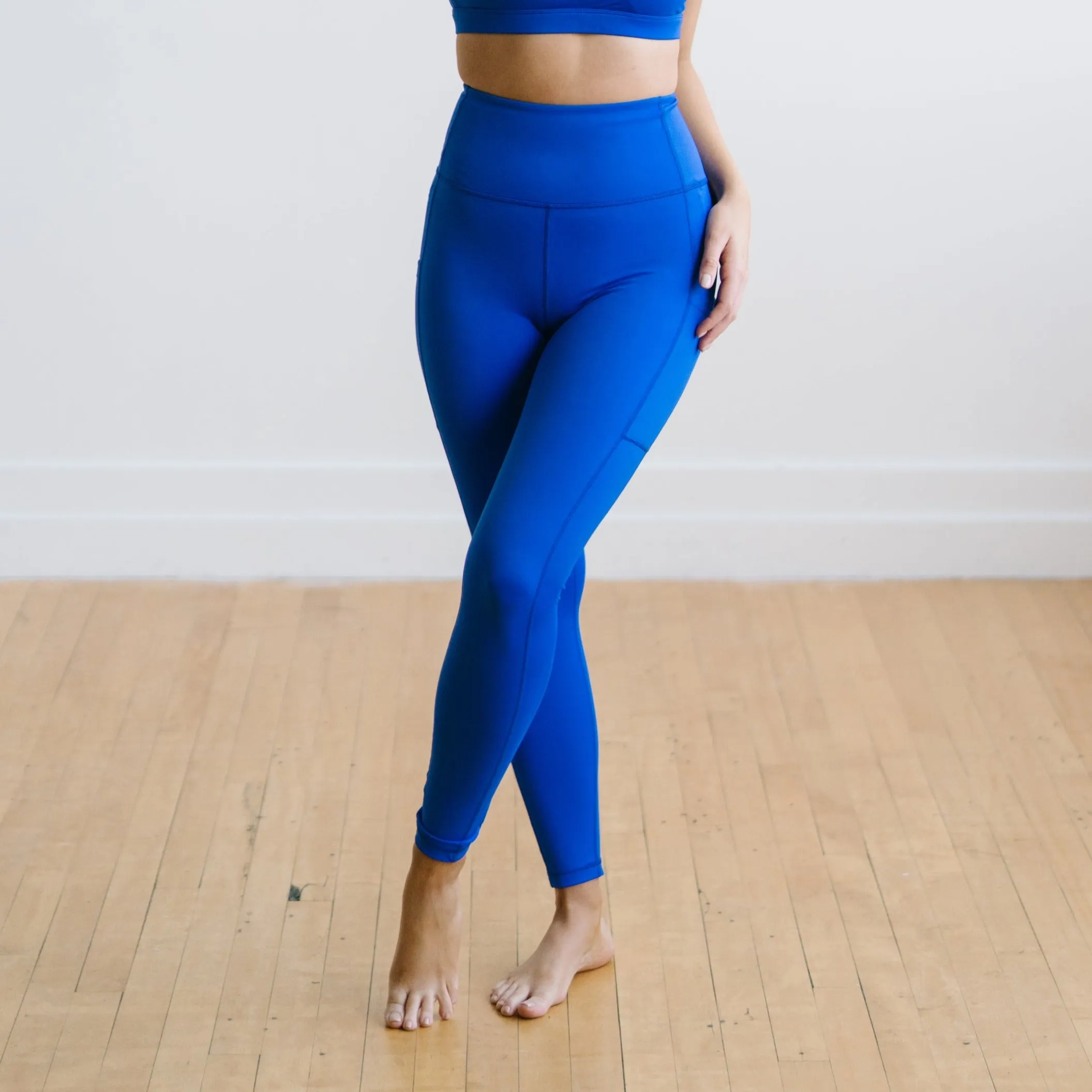 Inspire Leggings - Cobalt | MT SPORT sold by Maven Thread