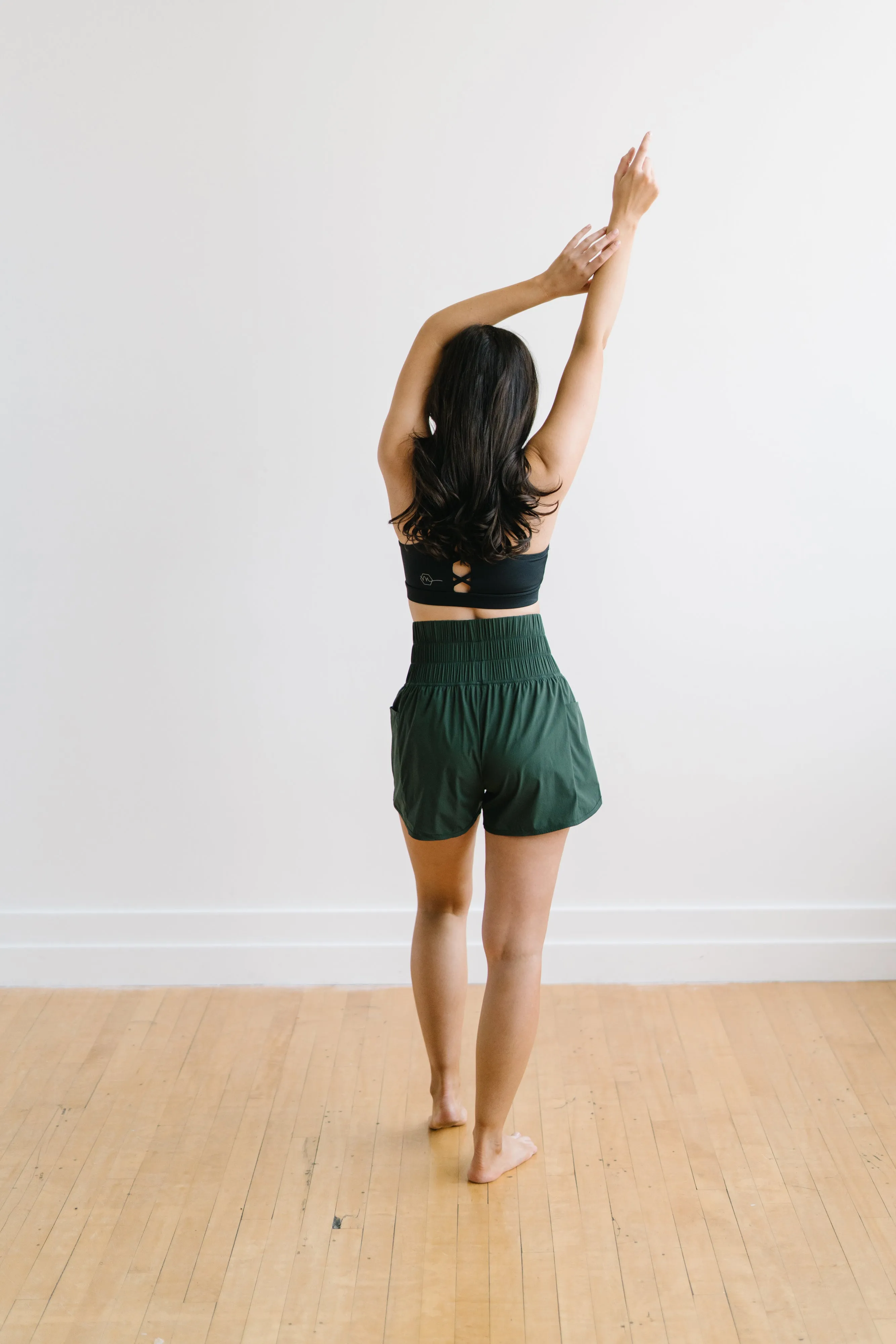 Trainer Shorts - Forest Green sold by Maven Thread product image thumbnail 2