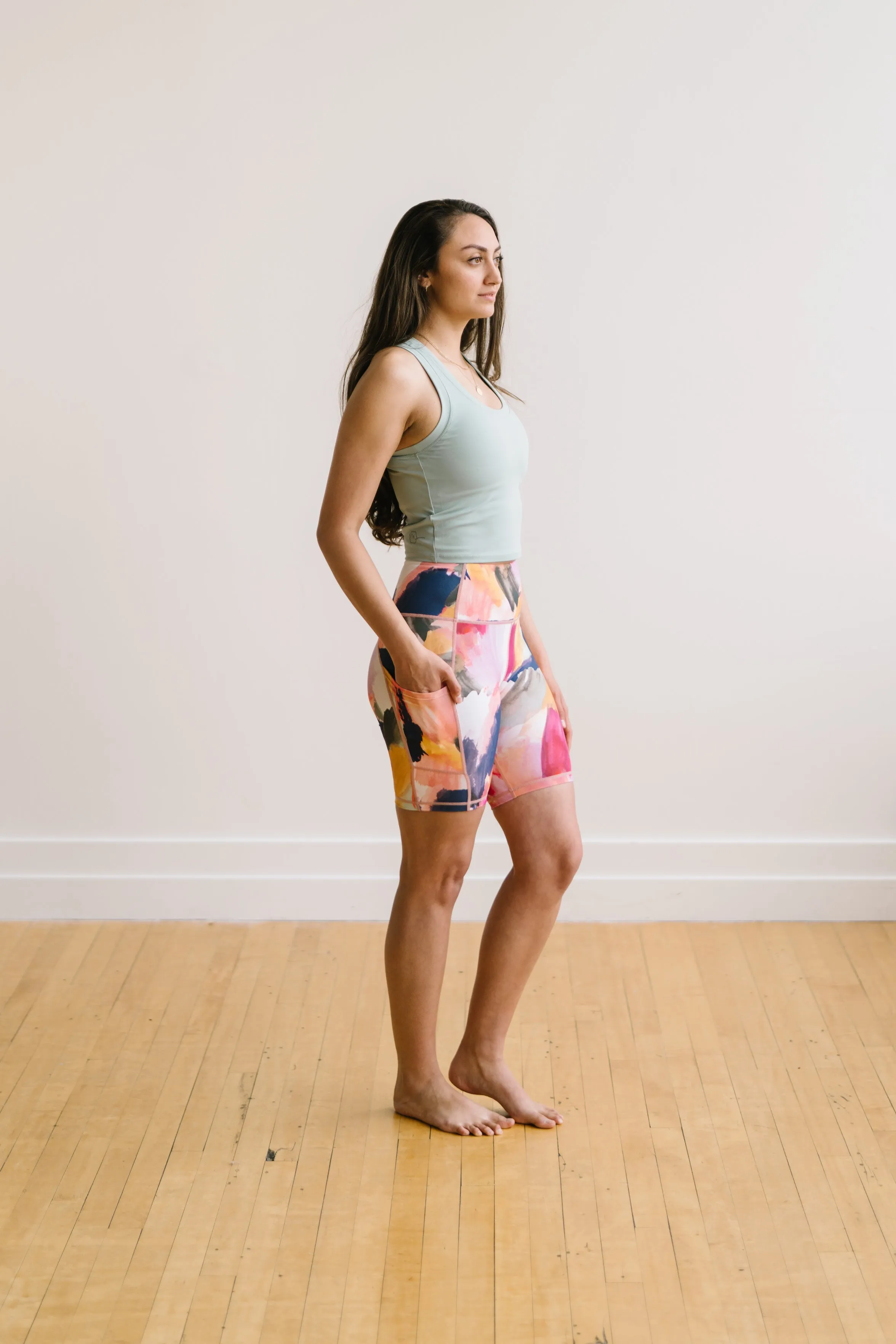 Renew Crop Tank - Blue Mist | MT LUXE sold by Maven Thread product image thumbnail 3