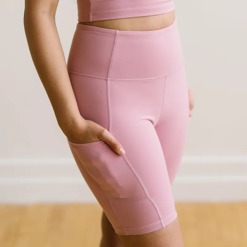 Biker Shorts - 8'' - Orchid | MT LUXE sold by Maven Thread