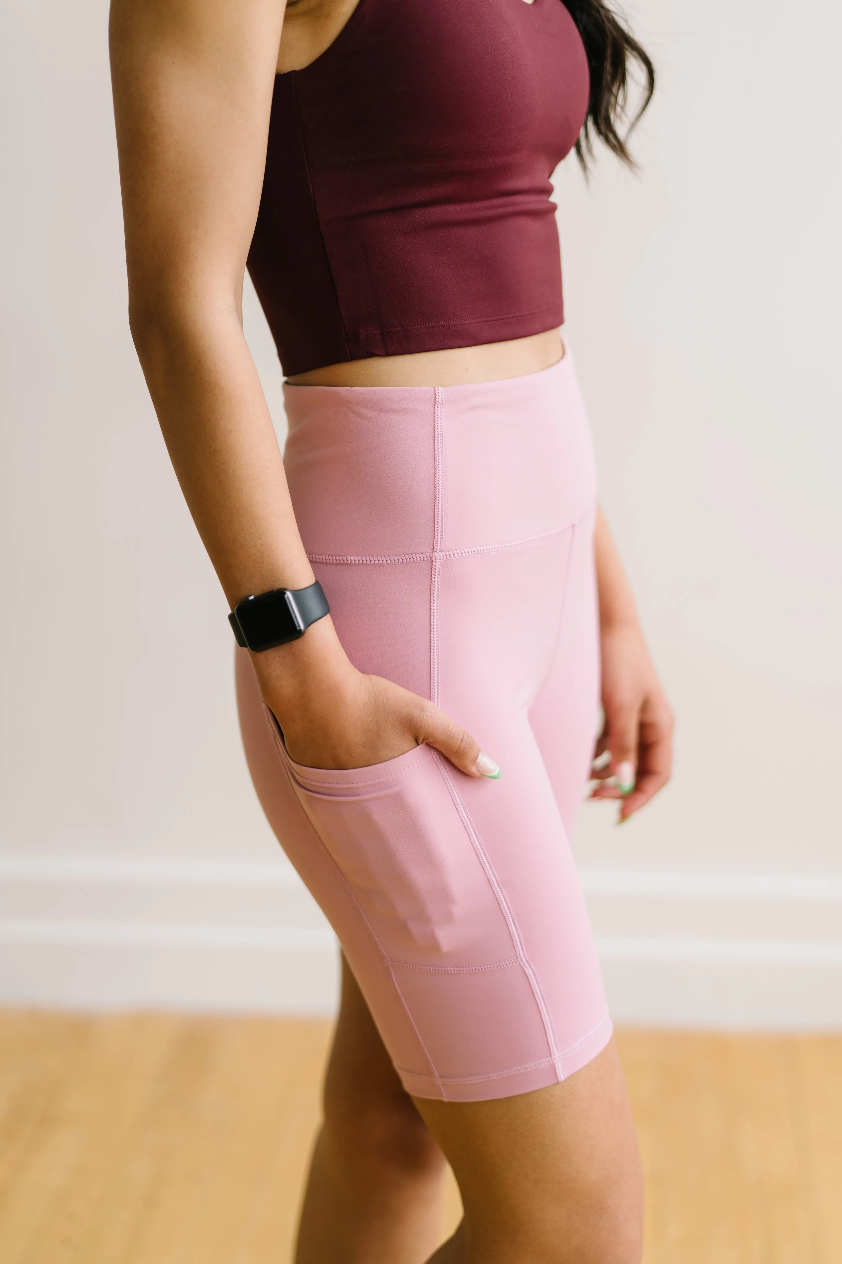 Biker Shorts - 8'' - Orchid | MT LUXE sold by Maven Thread product image thumbnail 4