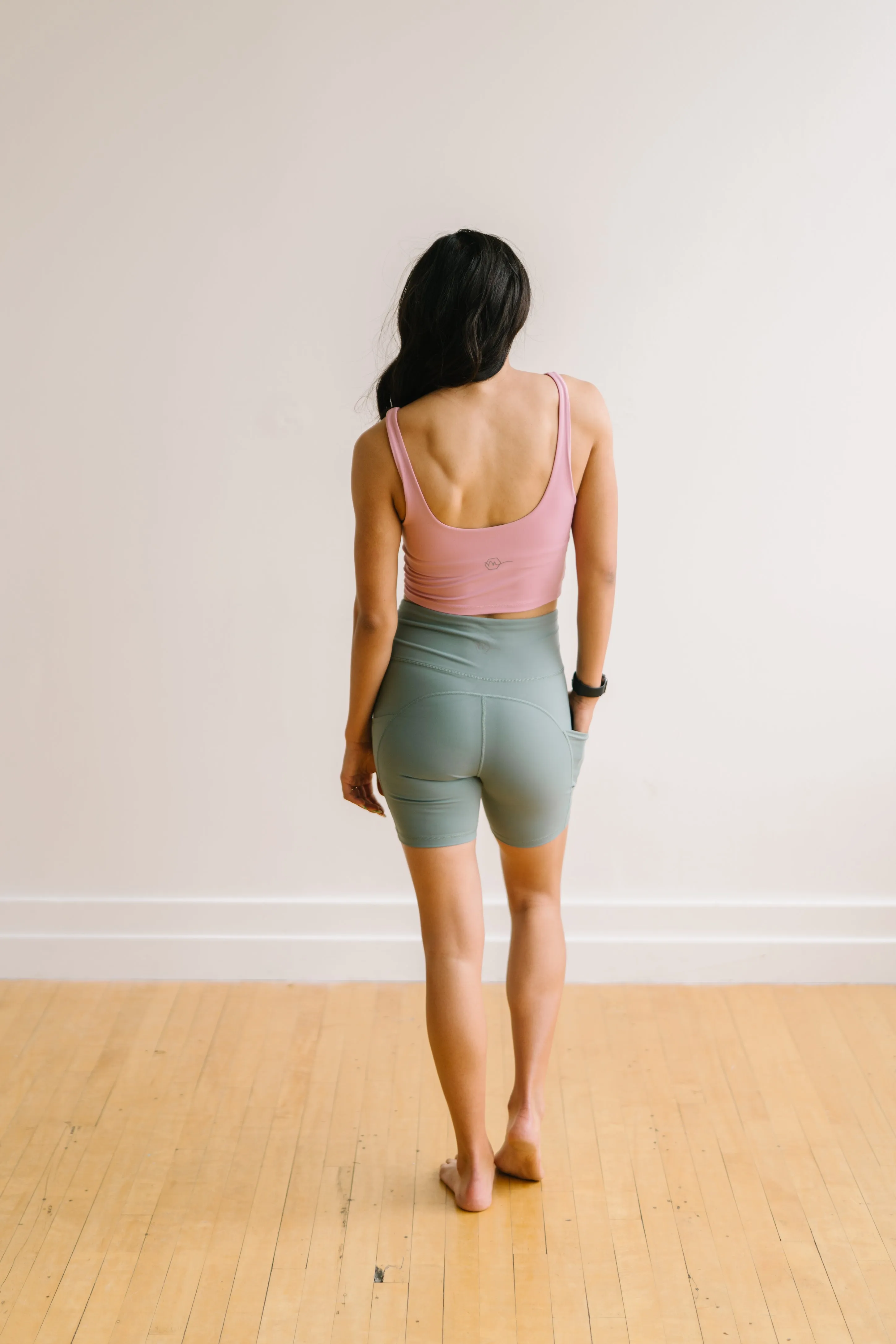 Biker Shorts - 6'' - Sage | MT LUXE sold by Maven Thread product image thumbnail 4