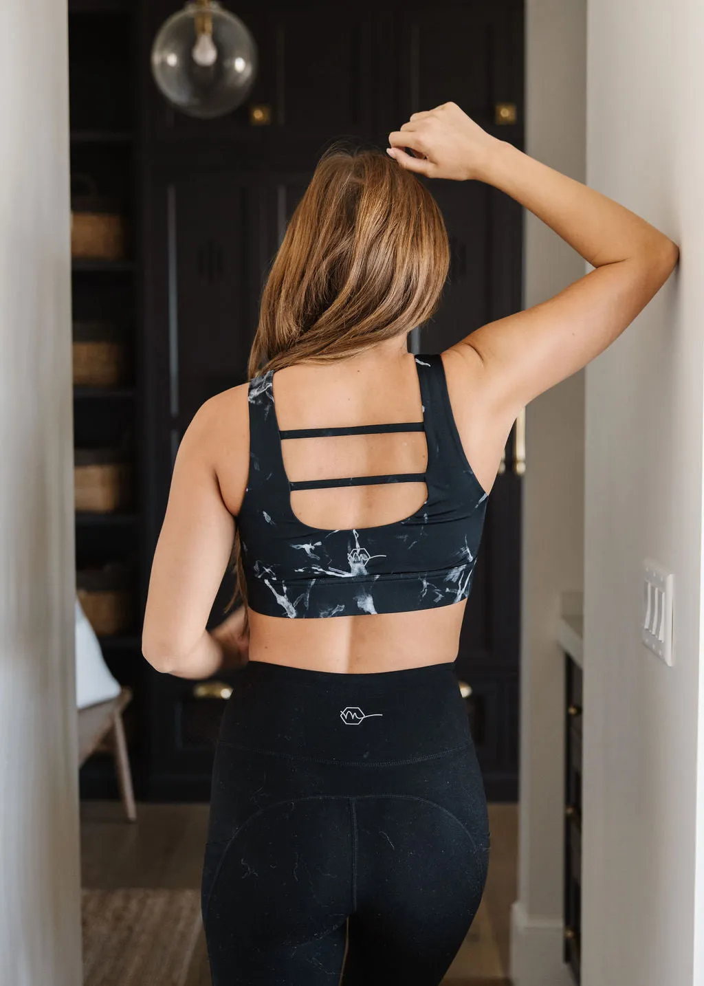 Fierce Sports Bra - Black Marble | MT SPORT sold by Maven Thread product image thumbnail 3