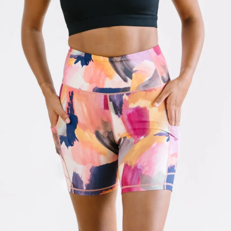 Biker Shorts - 6'' - Serenity | MT LUXE sold by Maven Thread