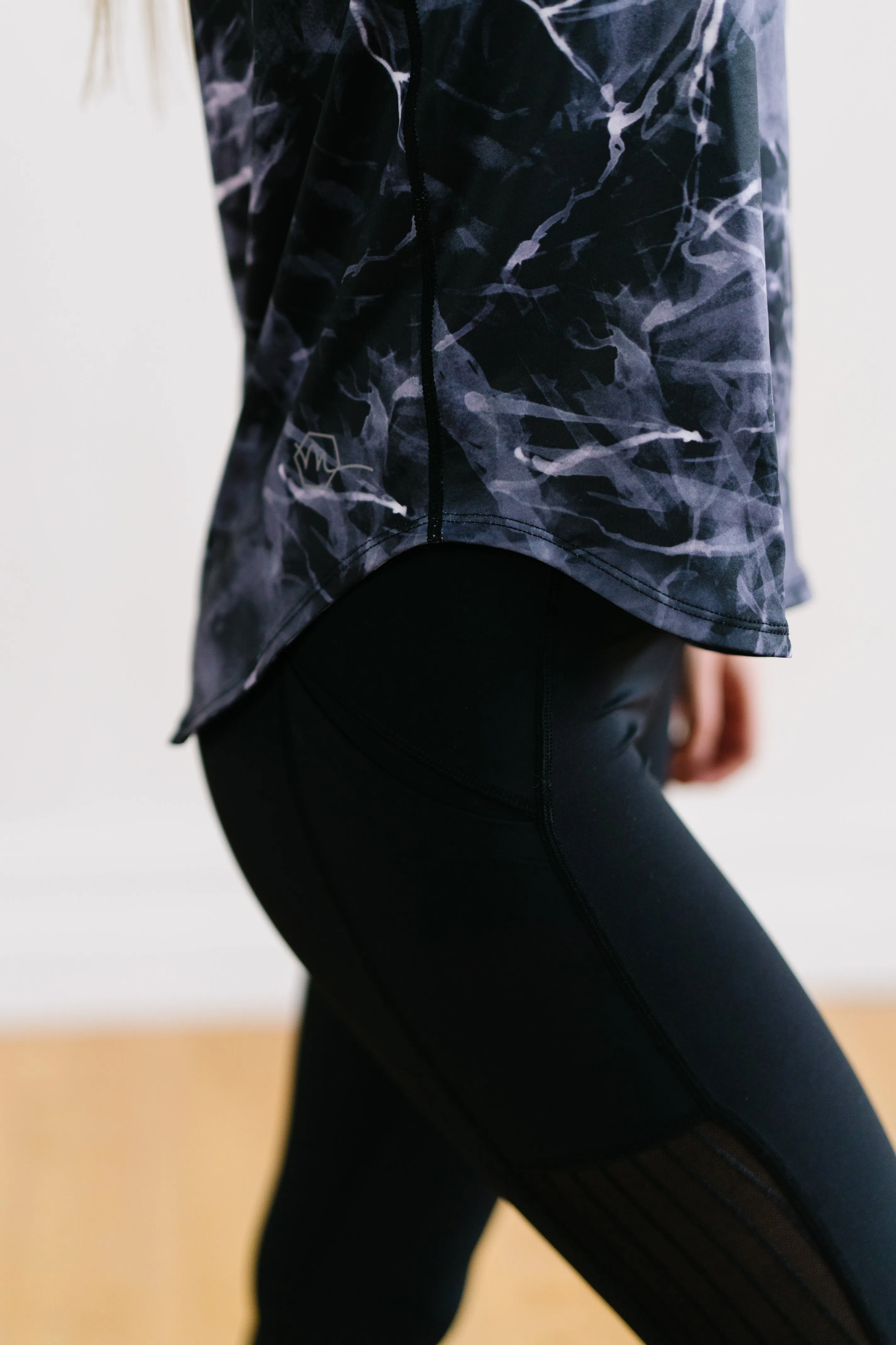 Breathe Tank - Black Marble sold by Maven Thread product image thumbnail 5