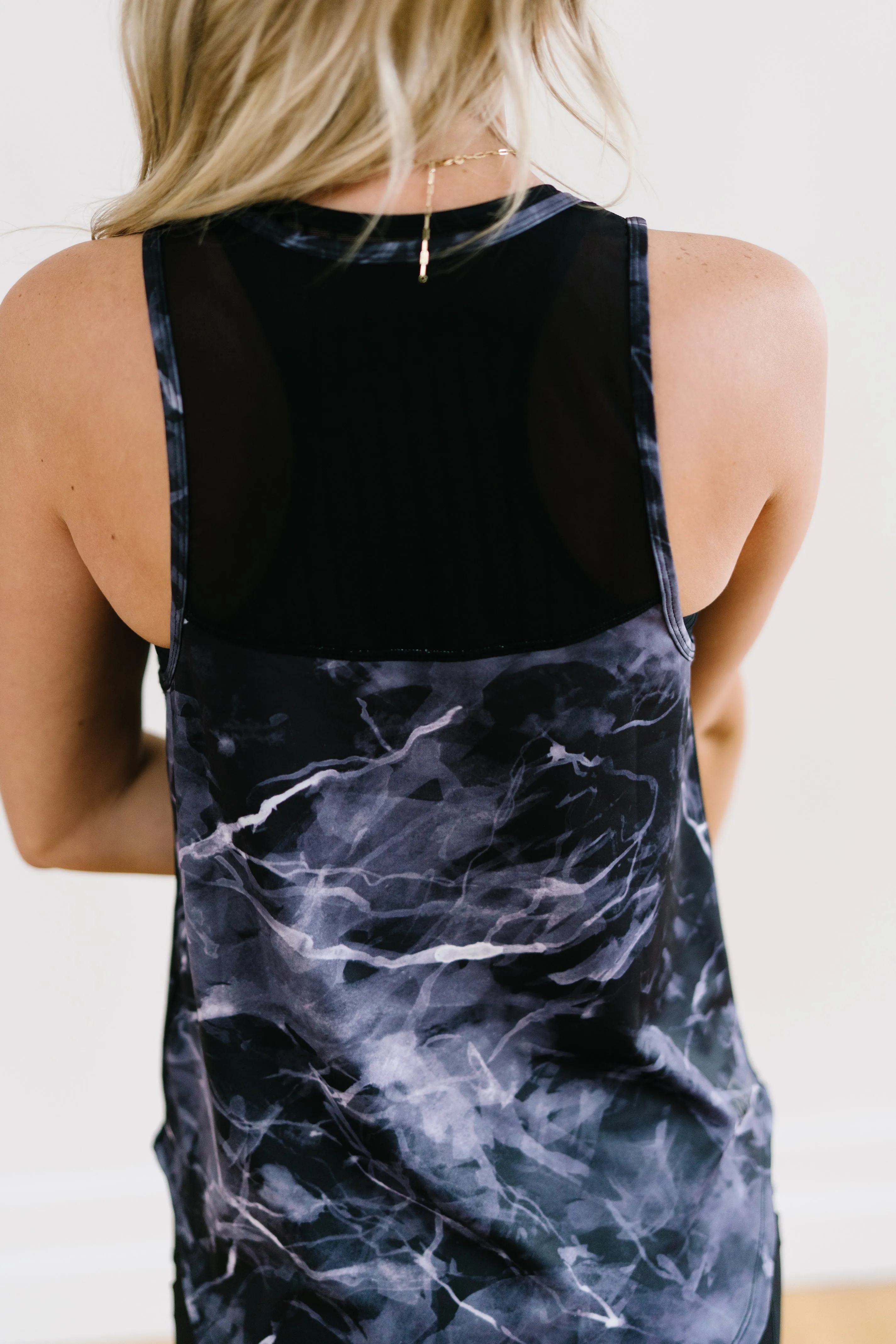 Breathe Tank - Black Marble sold by Maven Thread product image thumbnail 2