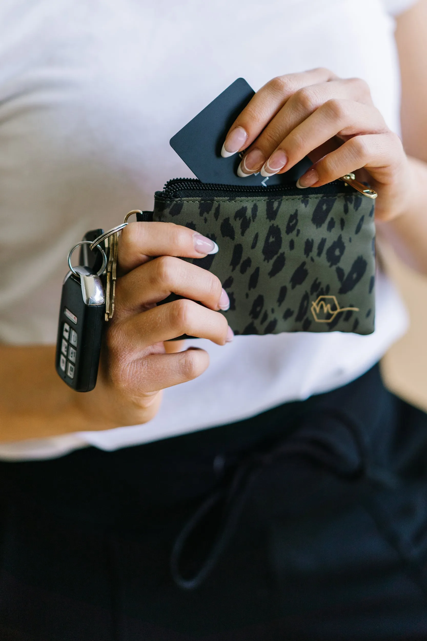 Sport Wallet - Green Leopard sold by Maven Thread product image thumbnail 3