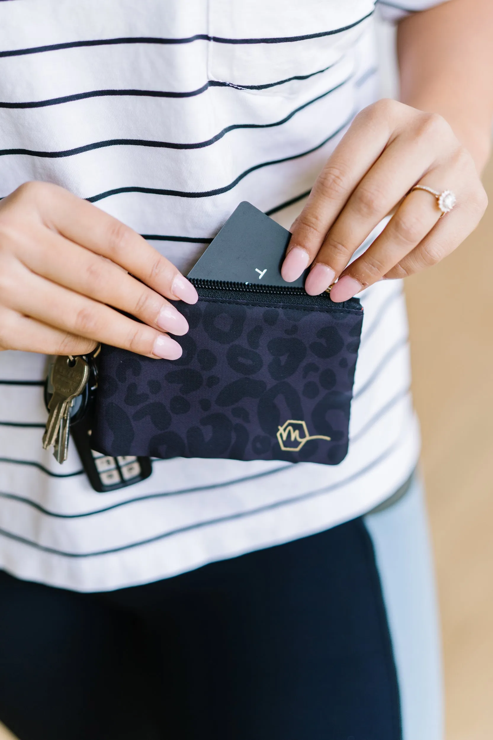 Sport Wallet - Grey Leopard sold by Maven Thread product image thumbnail 3