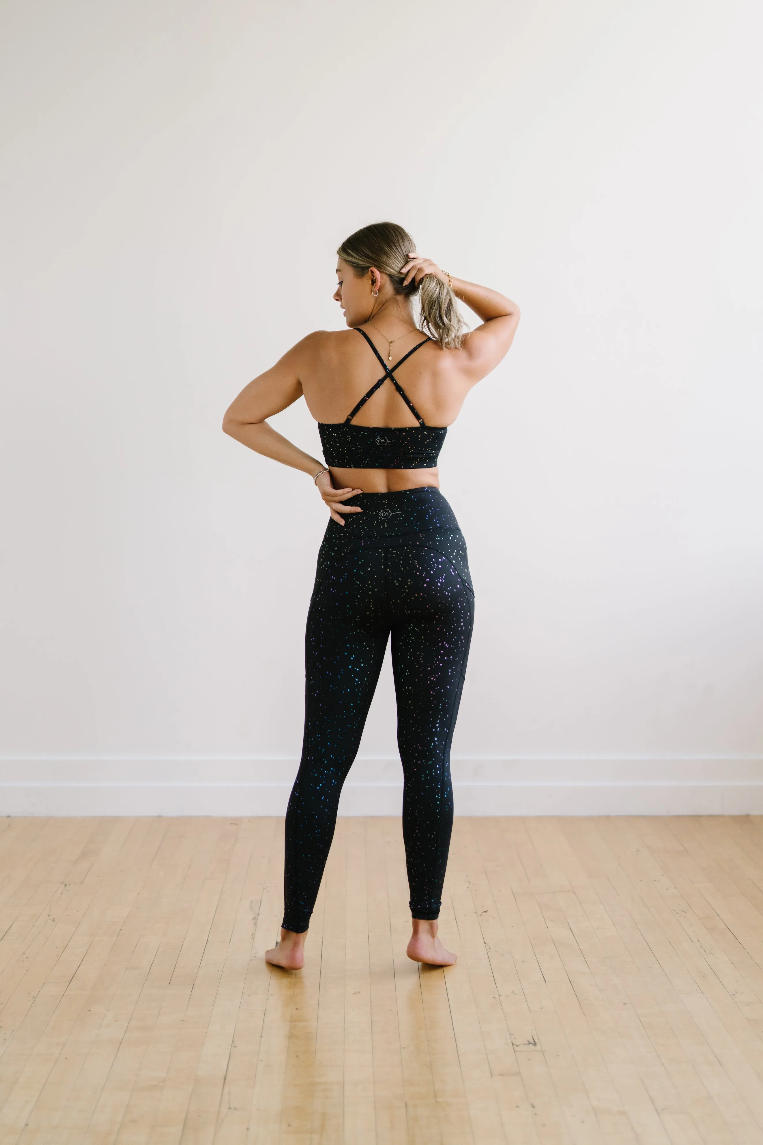 Inspire Leggings - Rainbow Foil | MT SPORT sold by Maven Thread product image thumbnail 4