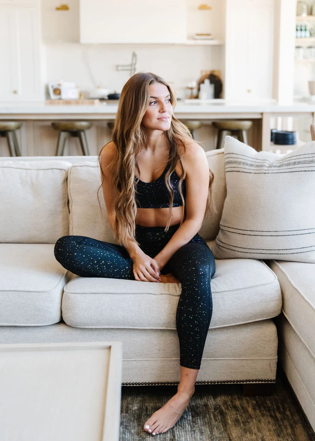 Inspire Leggings - Rainbow Foil | MT SPORT sold by Maven Thread product image thumbnail 3