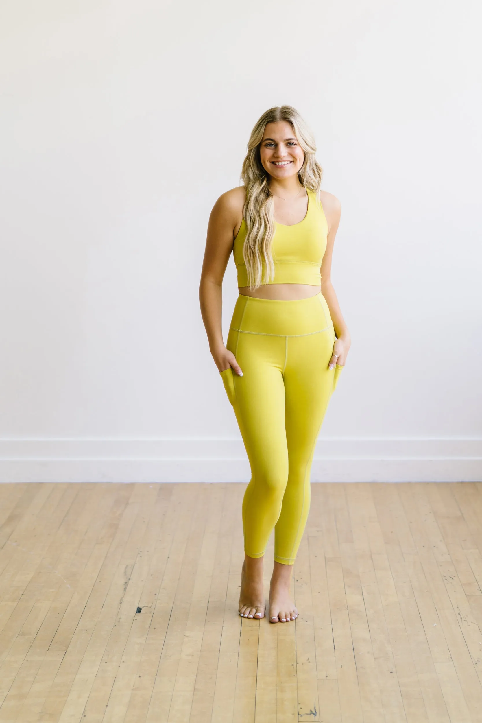 Focus Leggings - Lime | MT LUXE sold by Maven Thread product image thumbnail 3