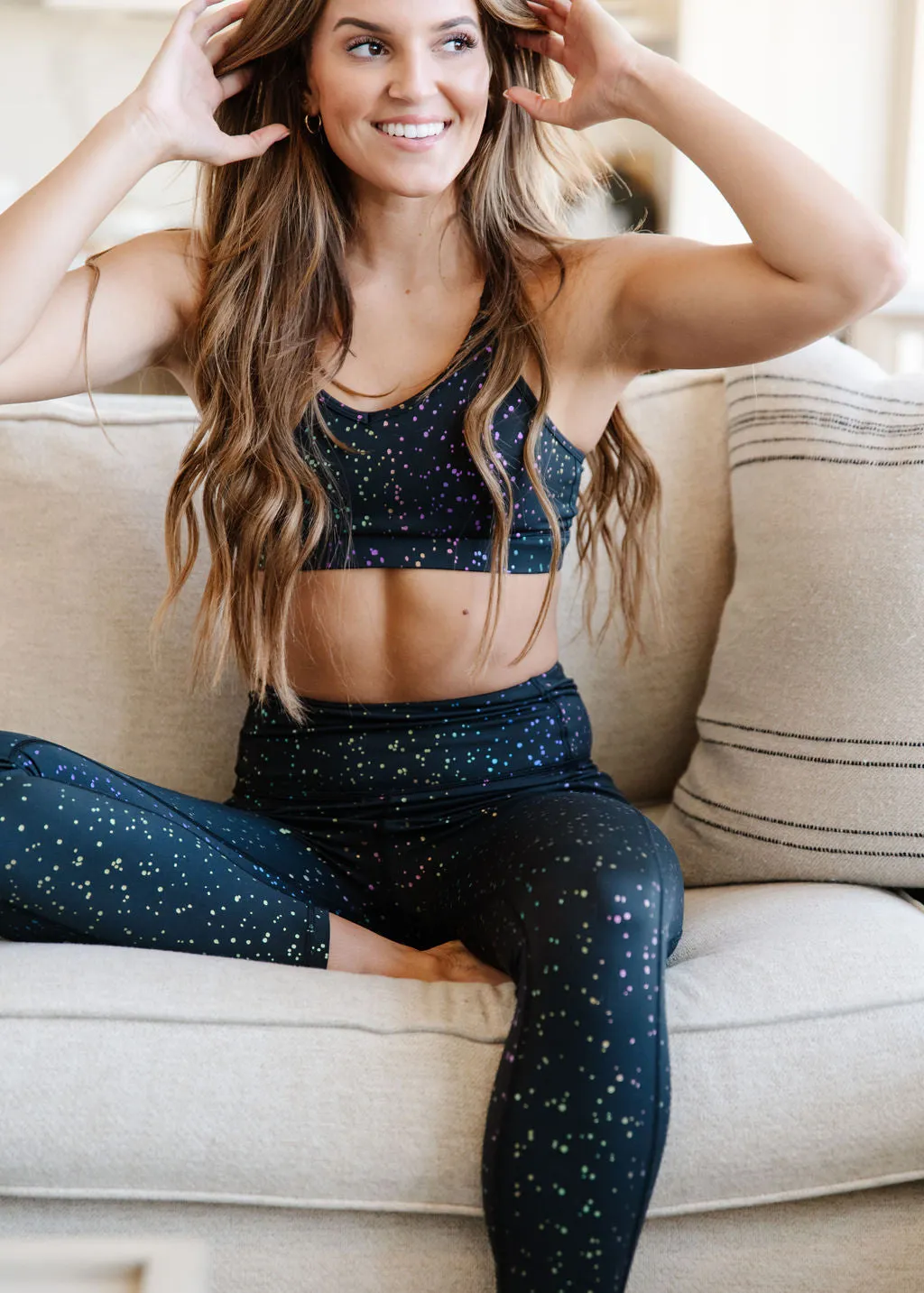 Confidence Sports Bra - Rainbow Foil | MT SPORT sold by Maven Thread product image thumbnail 3