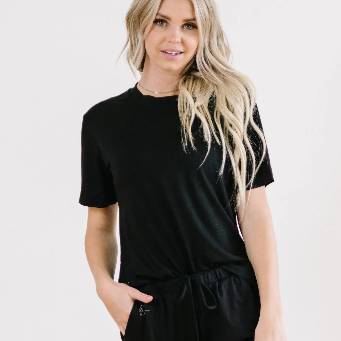 Lounge Premium Pajama Top - Black sold by Maven Thread