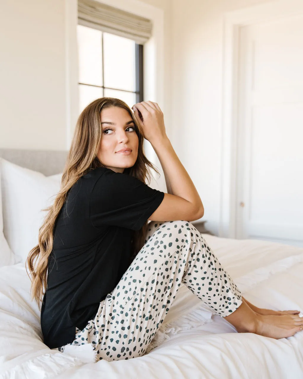 Lounge Premium Pajama Top - Black sold by Maven Thread product image thumbnail 5