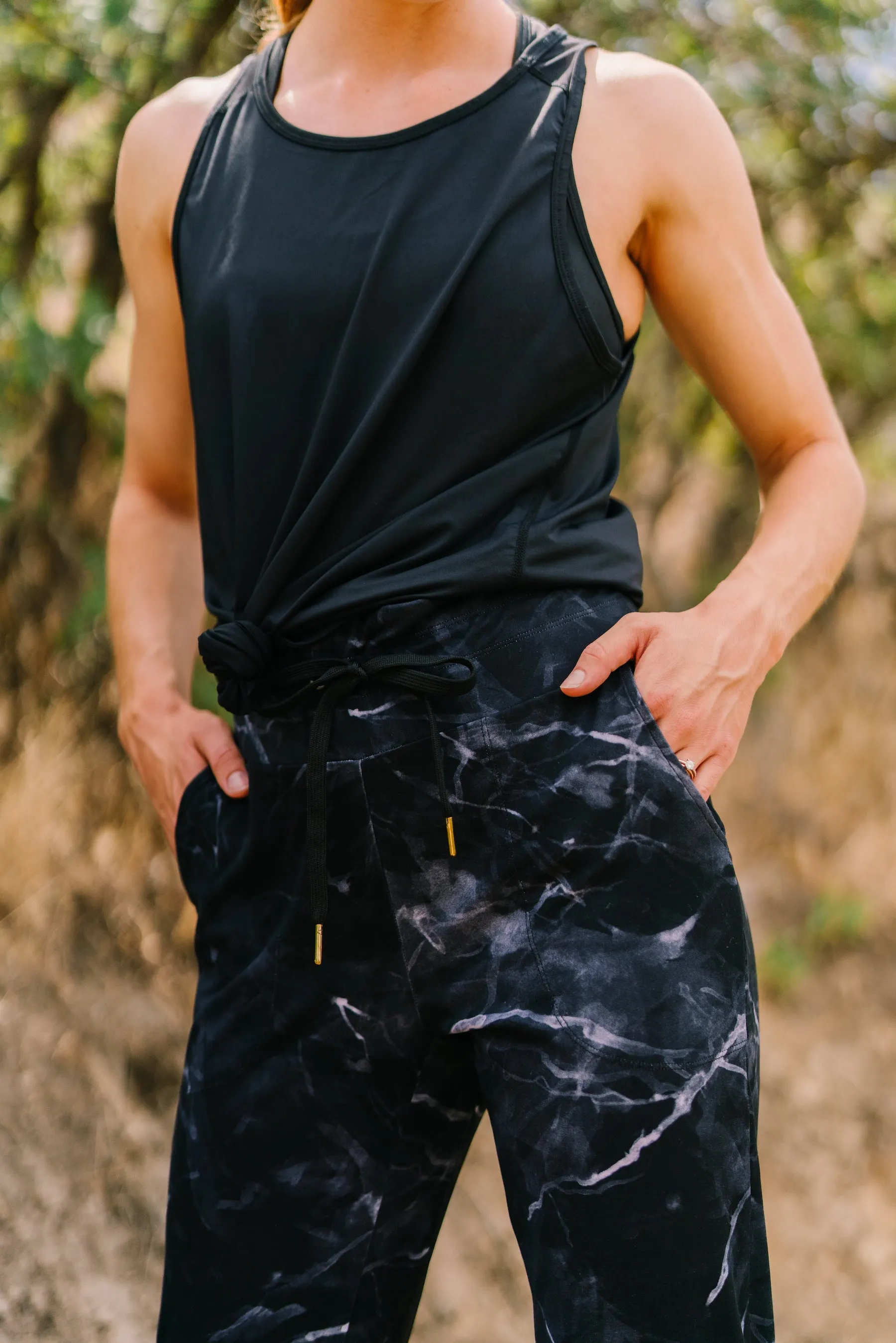 Warmup Joggers - Black Marble | MT LUXE sold by Maven Thread product image thumbnail 5