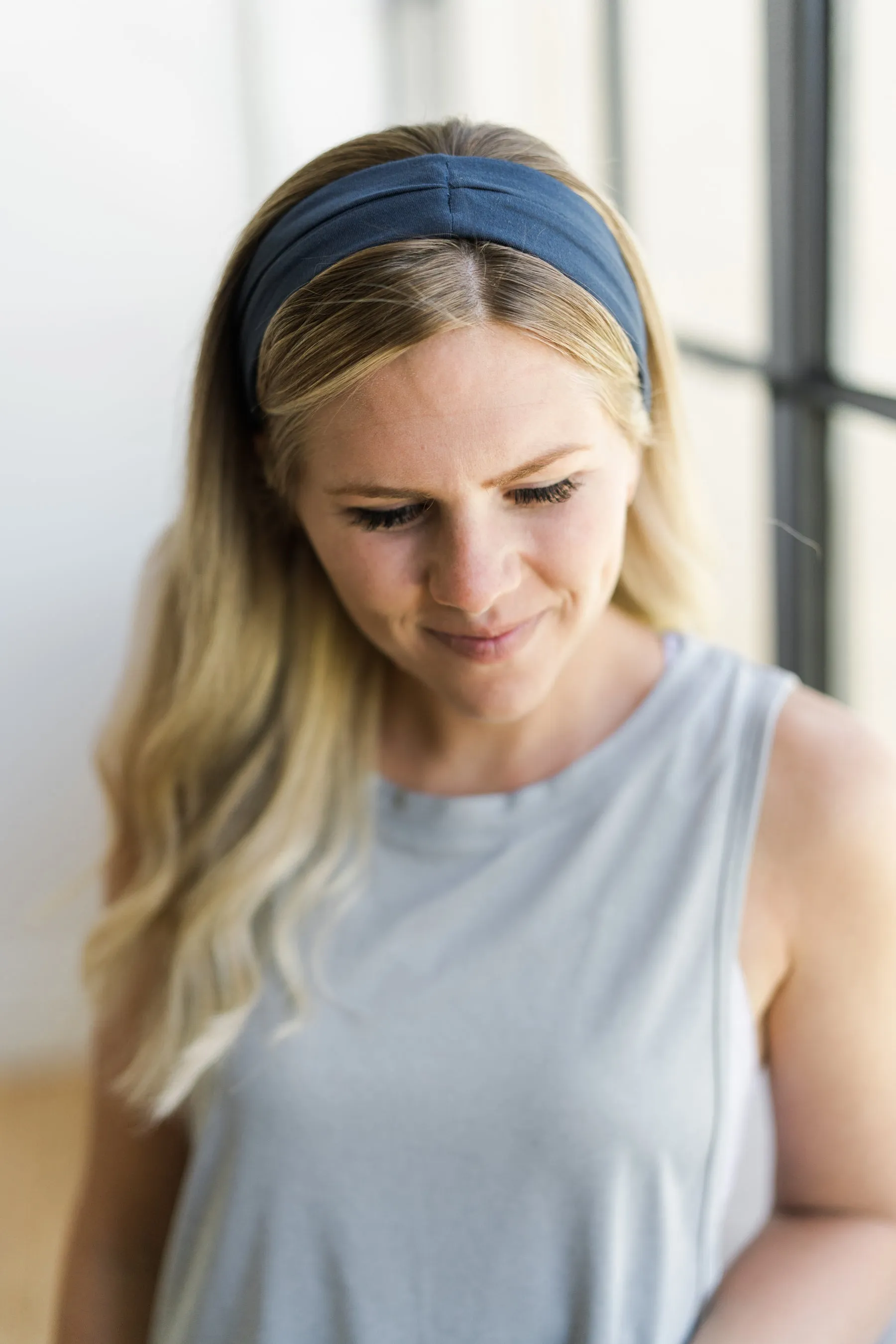 Navy - 4'' Headband Single sold by Maven Thread product image thumbnail 2