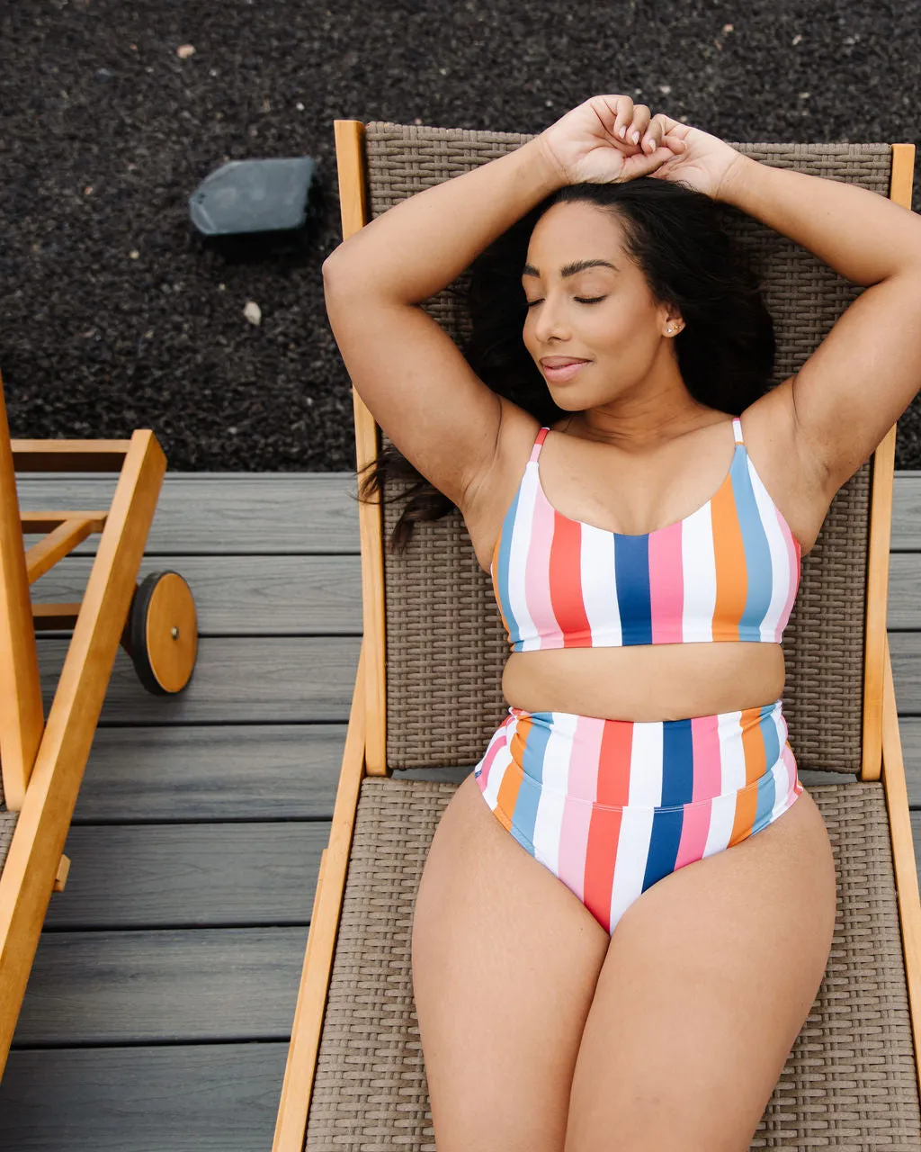 High Rise Bottoms - Retro Stripe sold by Maven Thread product image thumbnail 4