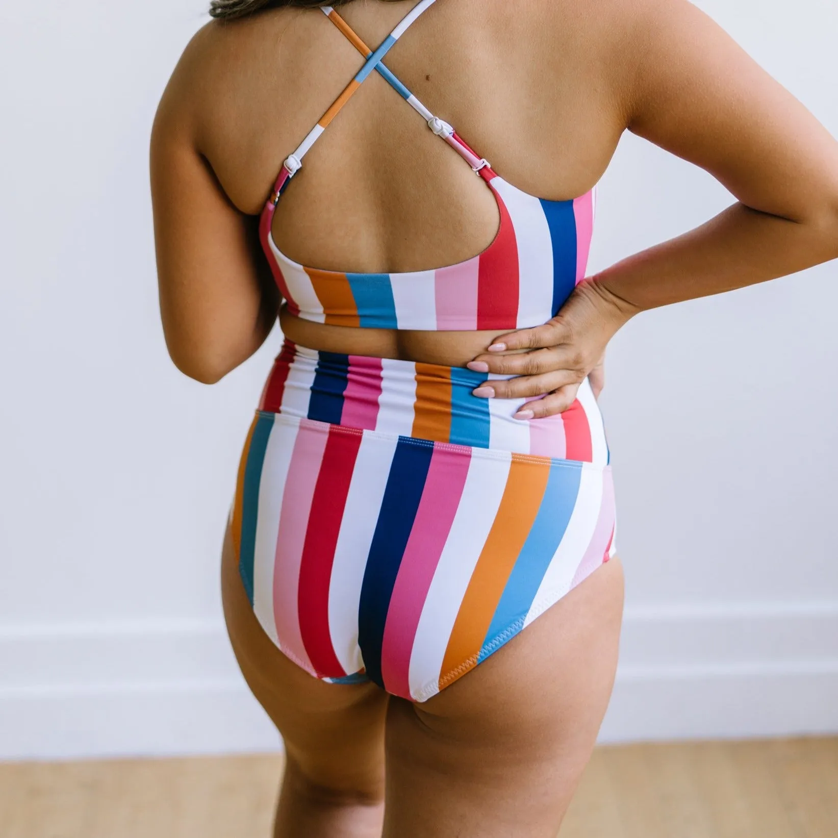 High Rise Bottoms - Retro Stripe sold by Maven Thread product image thumbnail 2