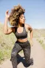 Inspire Leggings - Black w/Brown Leopard | MT SPORT sold by Maven Thread
