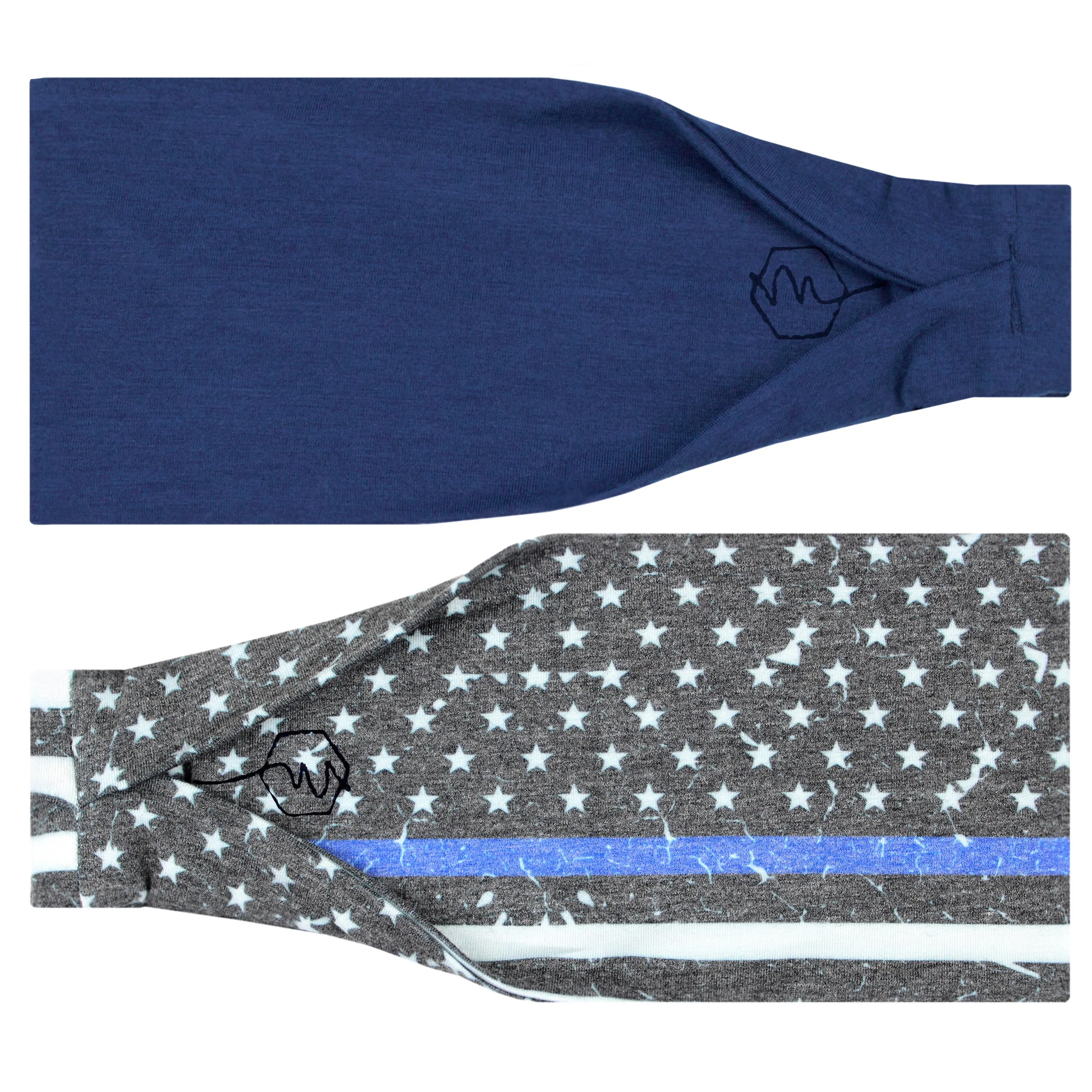 POLICE - 4'' Headband sold by Maven Thread