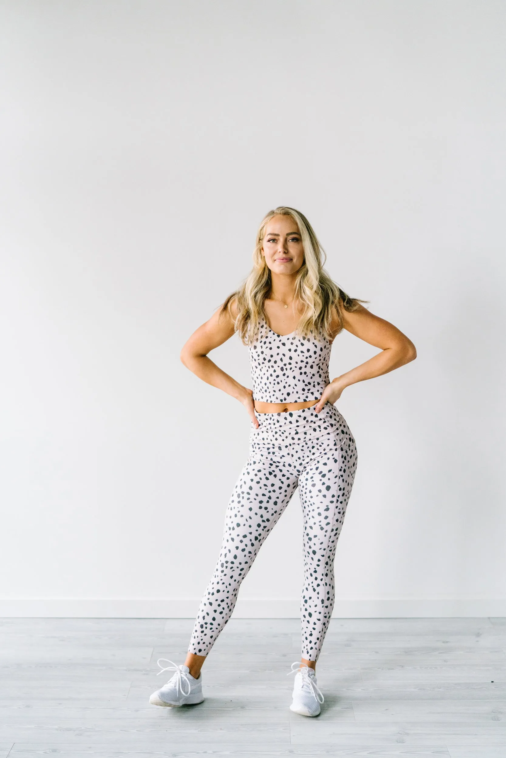 Focus Leggings - Dalmatian | MT LUXE sold by Maven Thread product image thumbnail 2