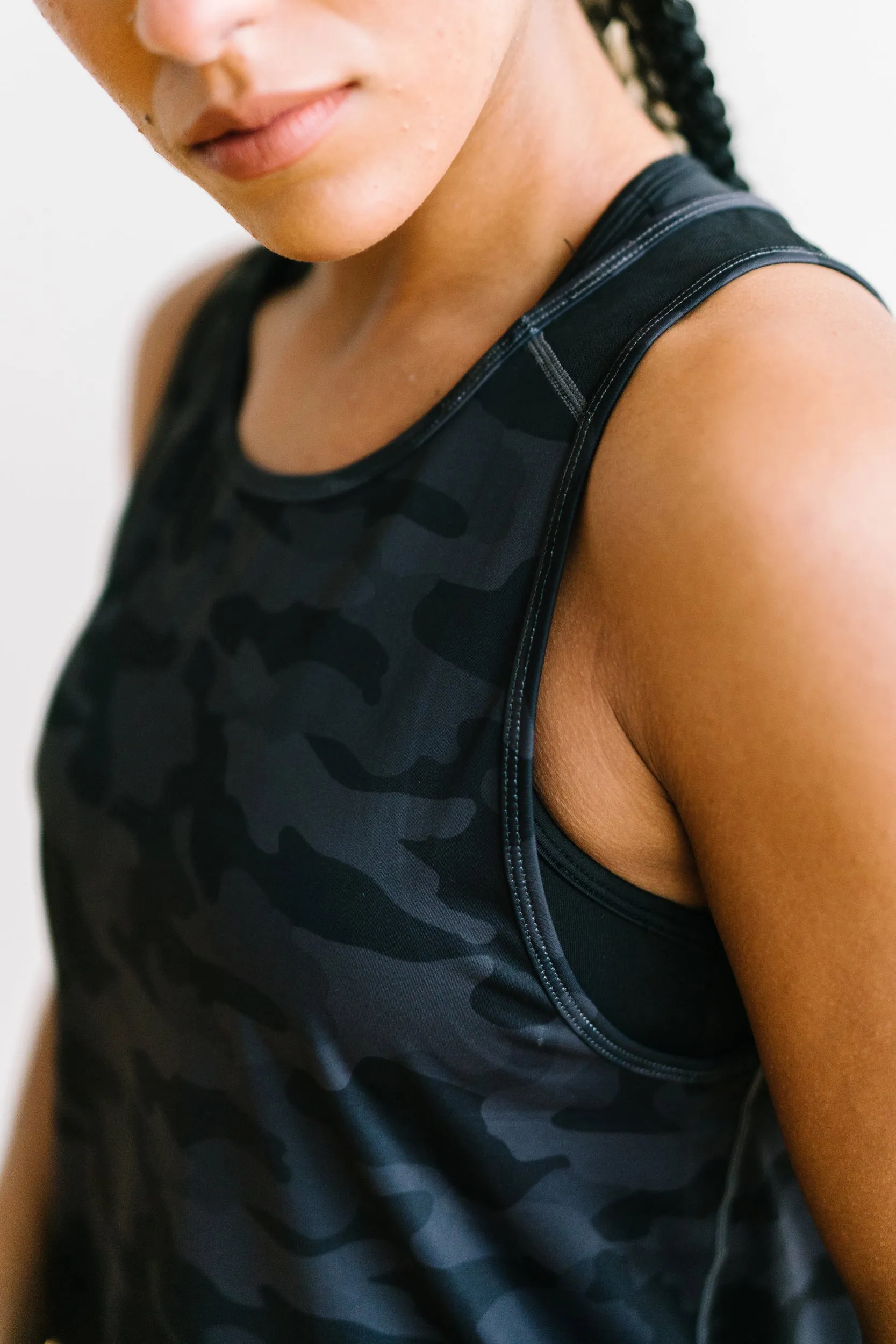 Breathe Tank - Black Camo sold by Maven Thread product image thumbnail 4