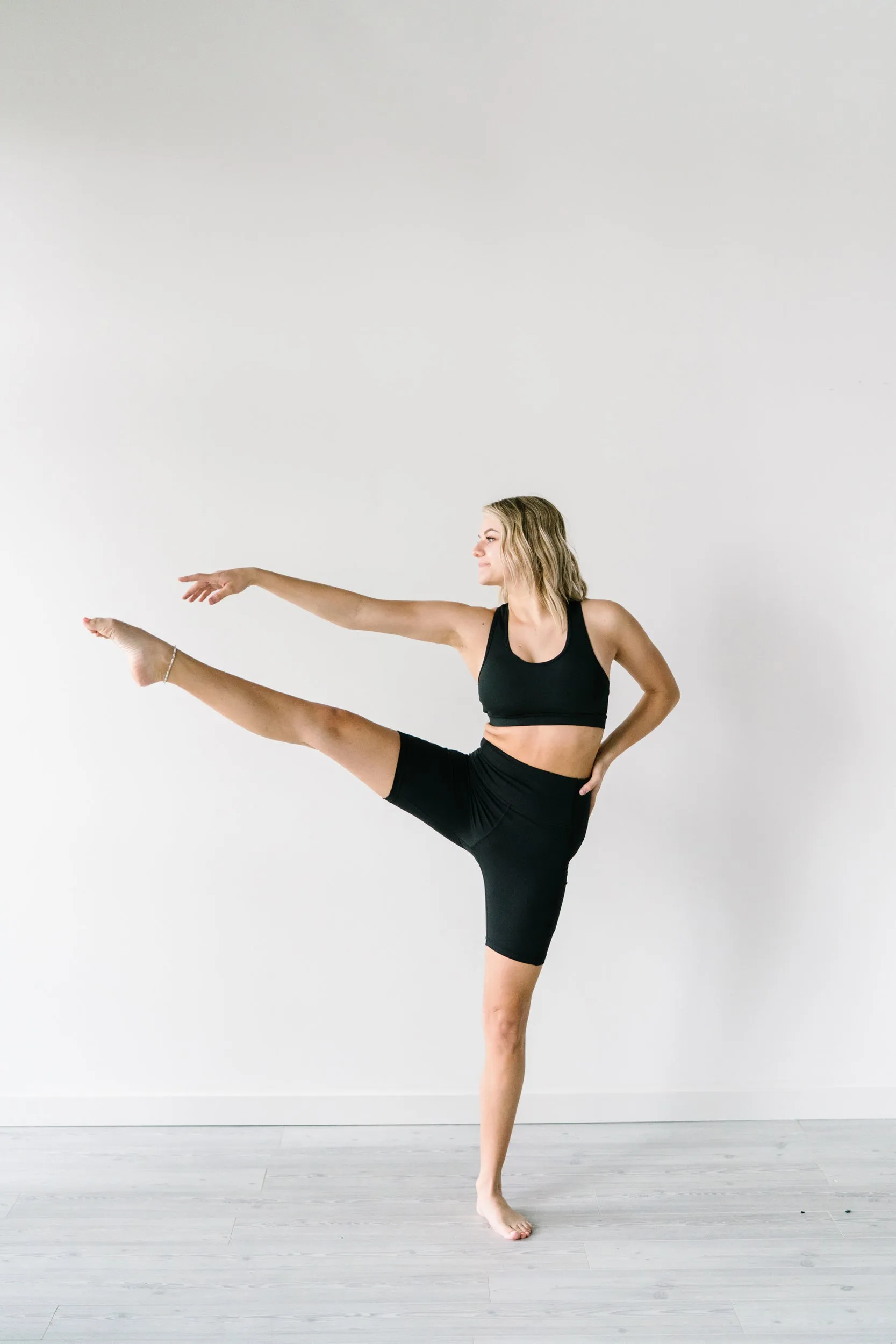 Biker Shorts - 8'' - Black | MT LUXE sold by Maven Thread product image thumbnail 3