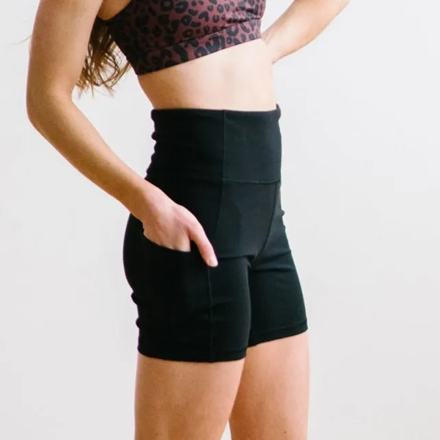 Biker Shorts - 6'' - Black | MT LUXE sold by Maven Thread