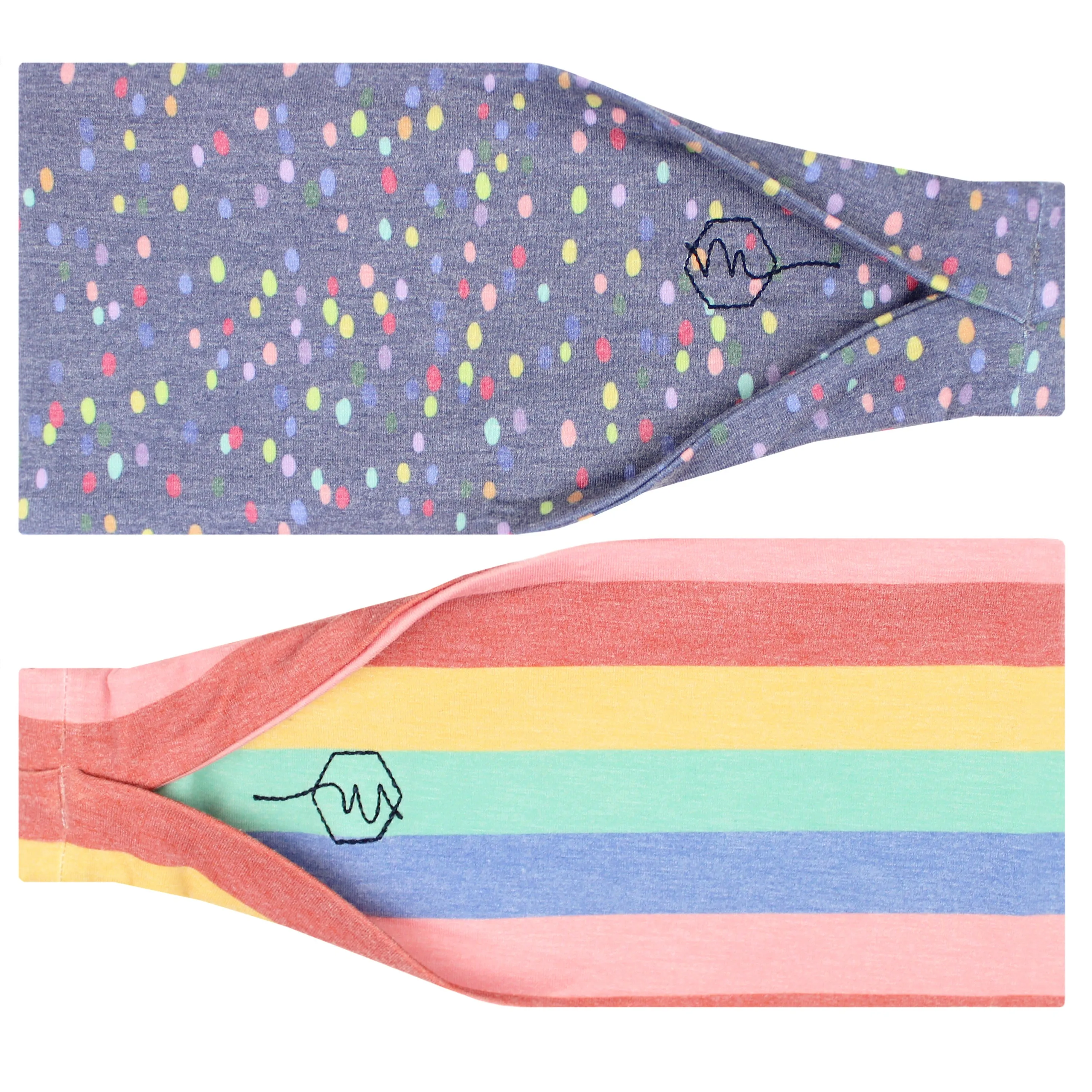 RAINBOW - 4'' Headband sold by Maven Thread