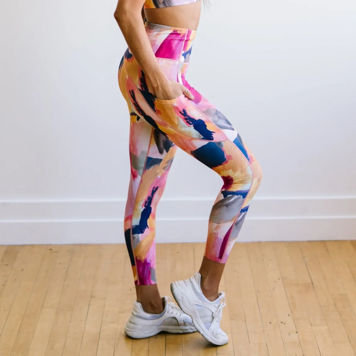 Focus Leggings - Serenity | MT LUXE sold by Maven Thread