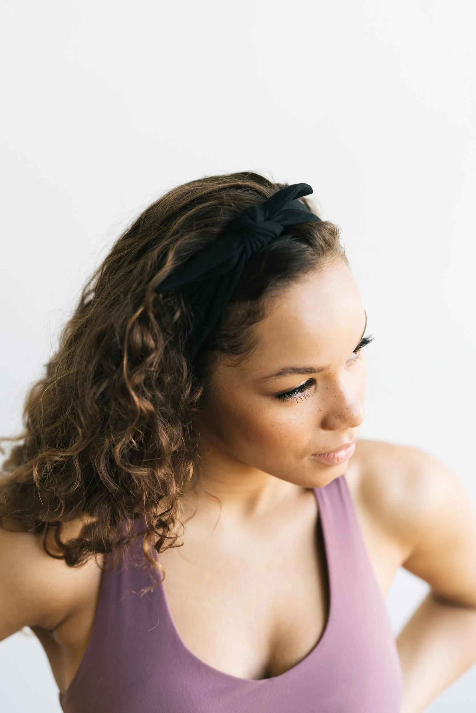 BLACK BASICS - 4'' Bow Headband sold by Maven Thread product image thumbnail 3